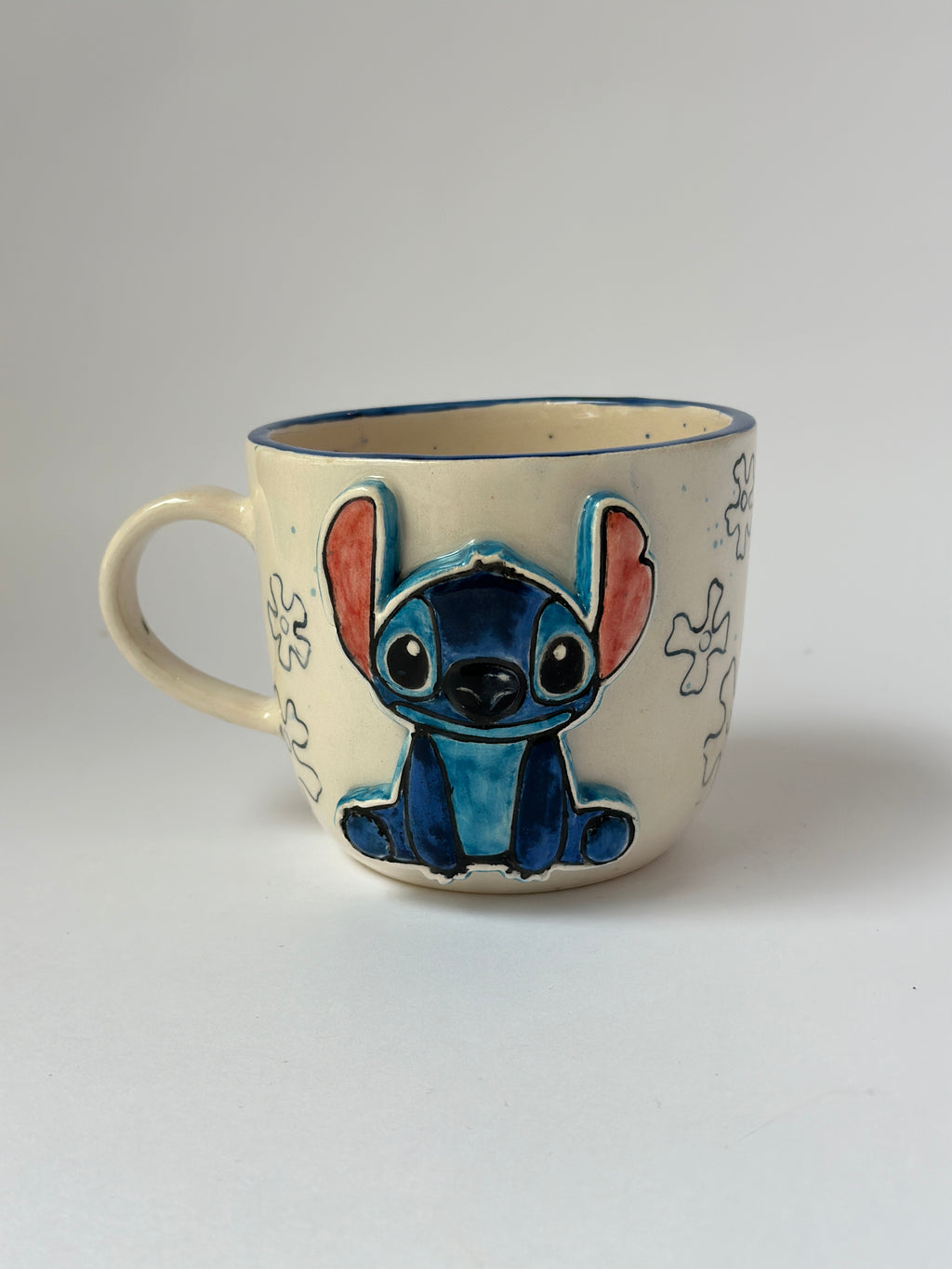 Stitch handmade mug