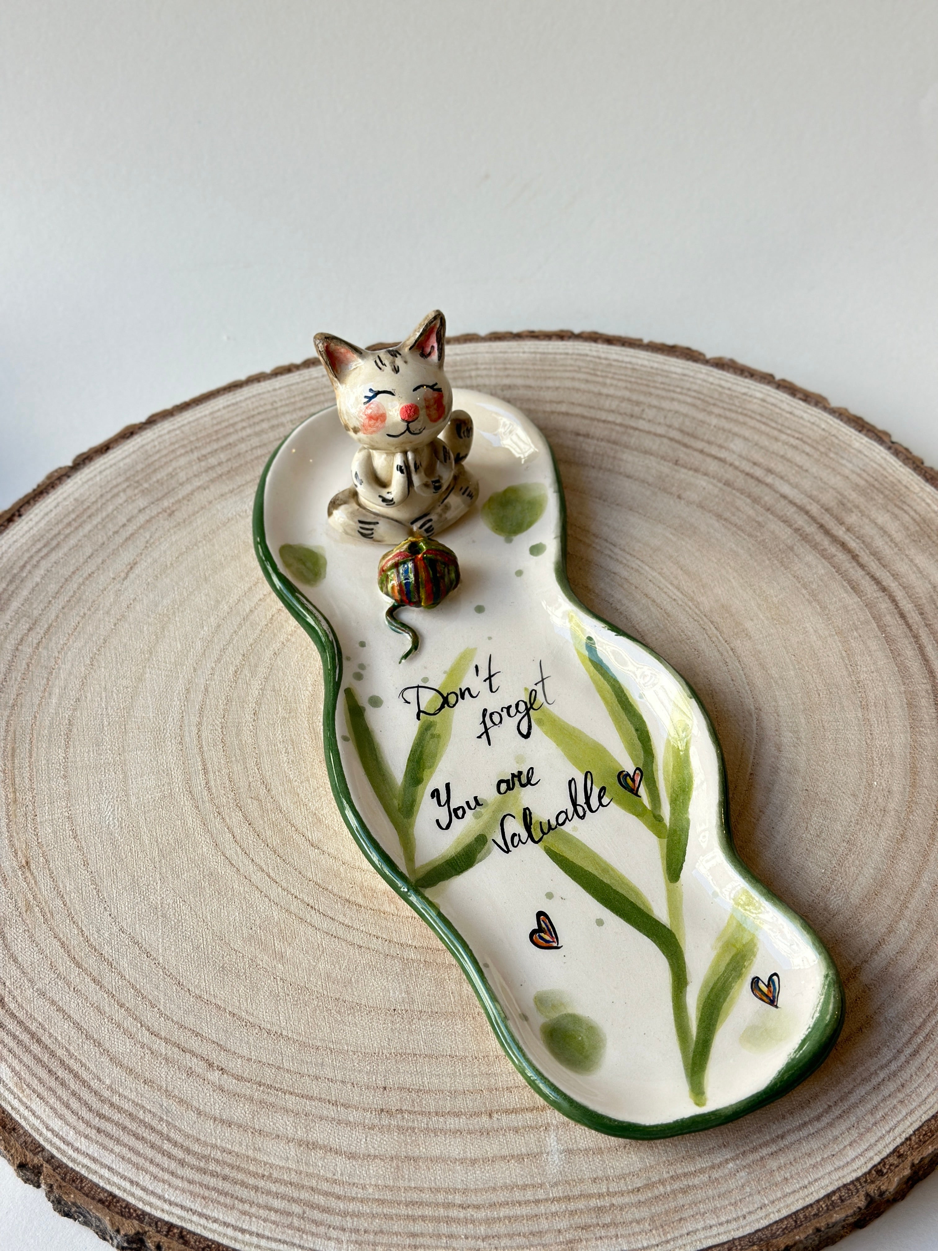 Cat handmade burner