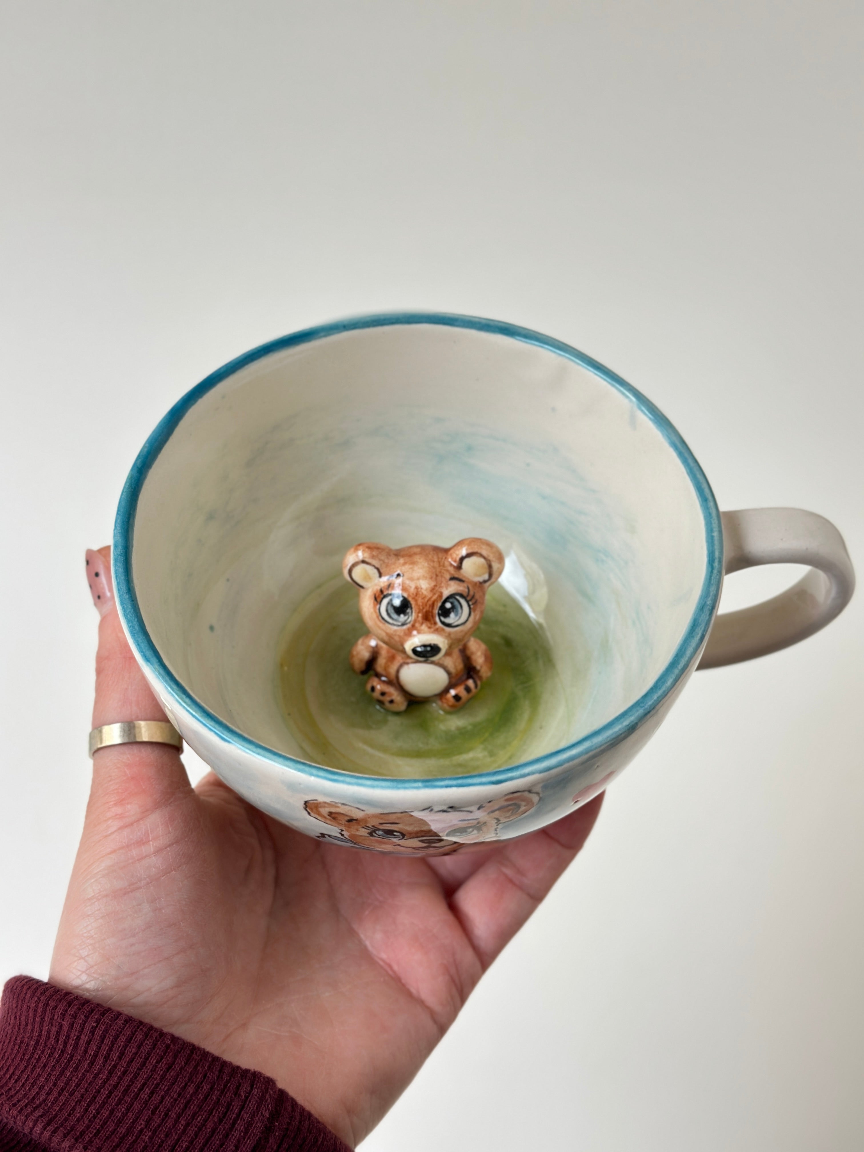 Teddy handmade mug