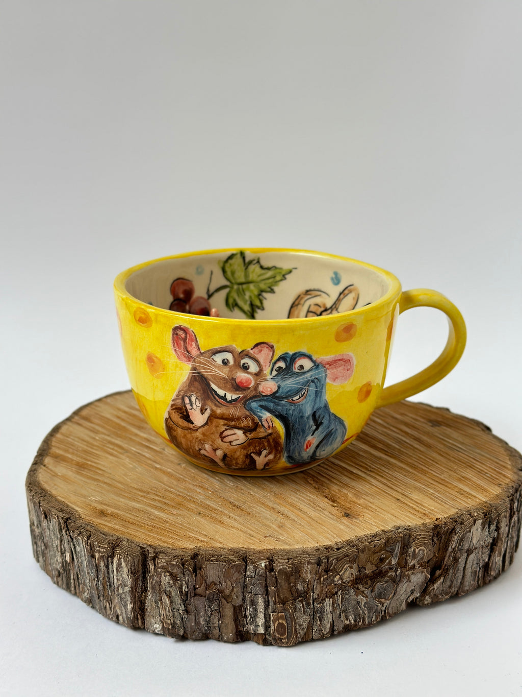 Ratatouille Emily and Remy handmade mug