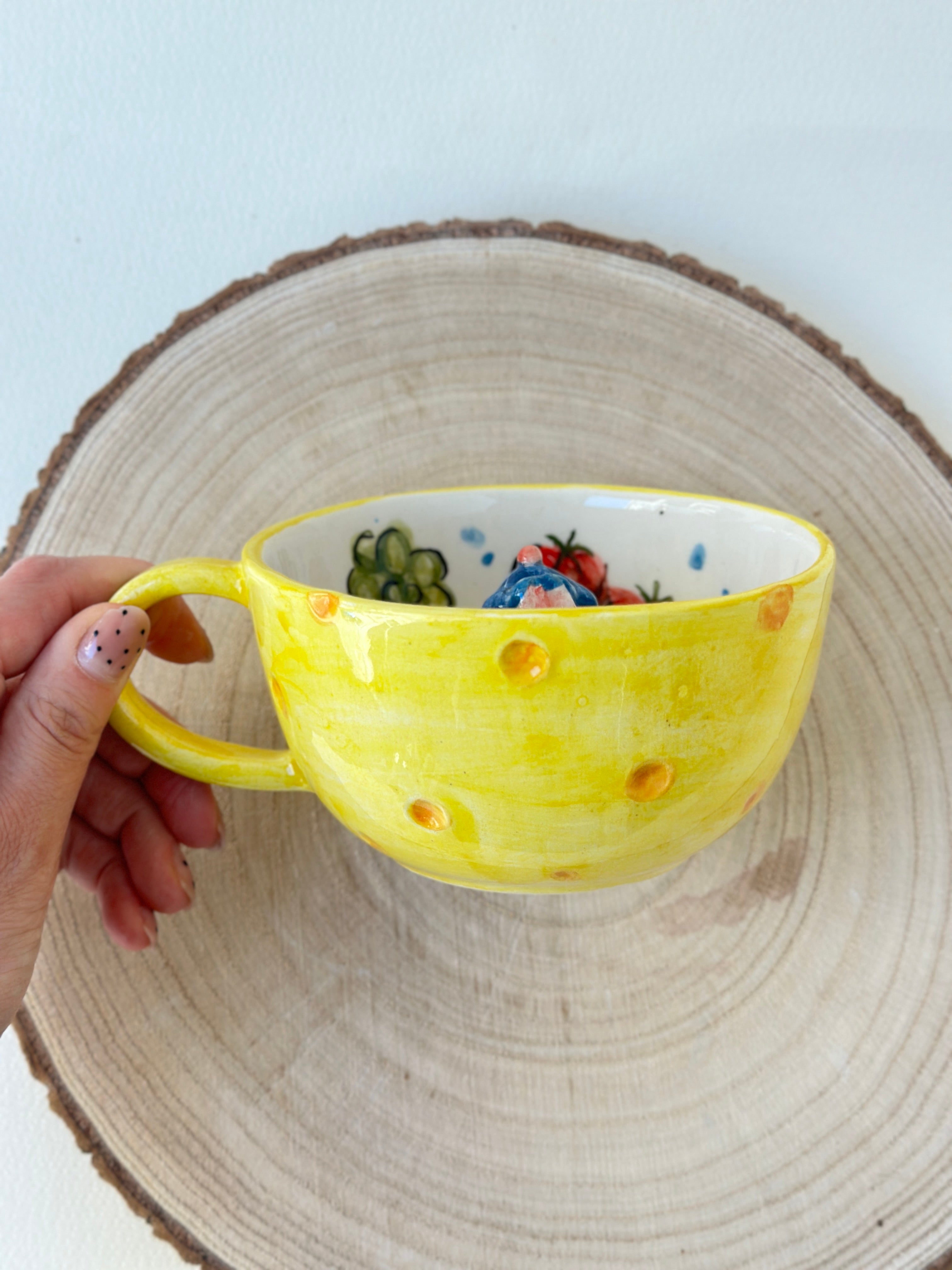 Handmade ceramic mug