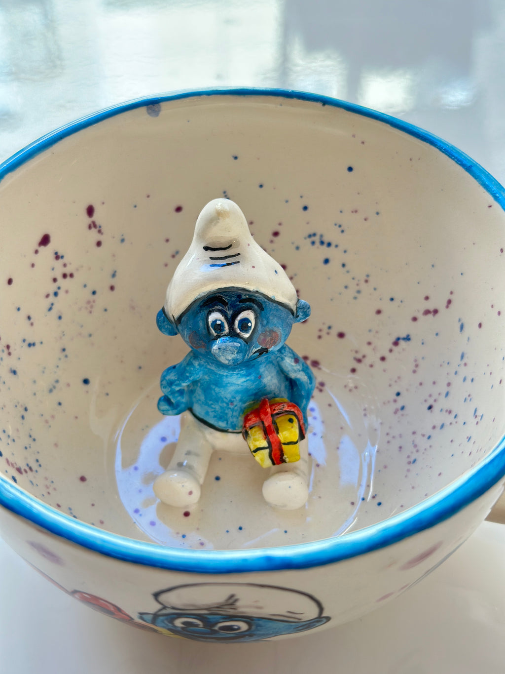 Figurine mug from the Smurfs movie🩵