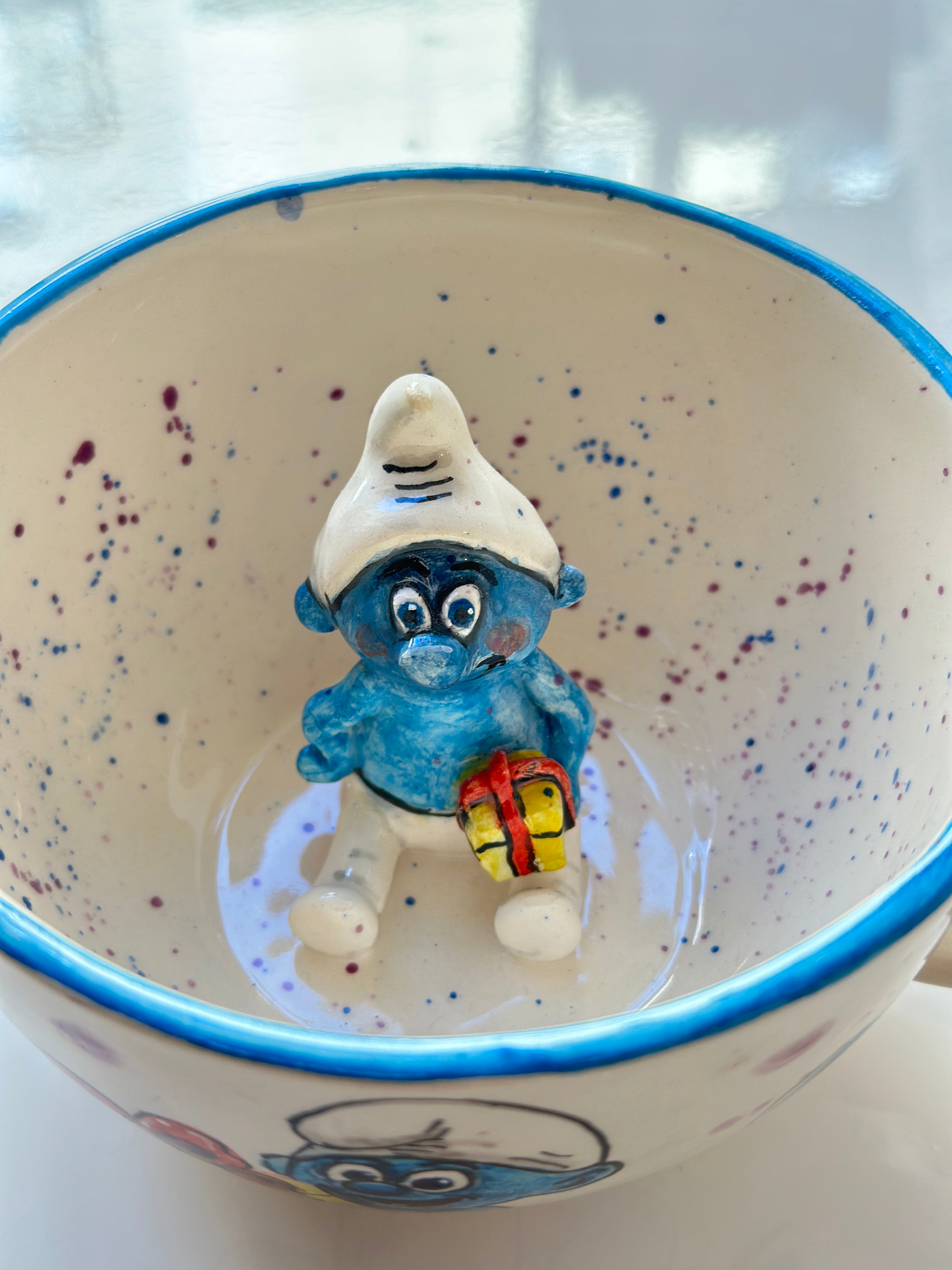 Figurine mug from the Smurfs movie🩵