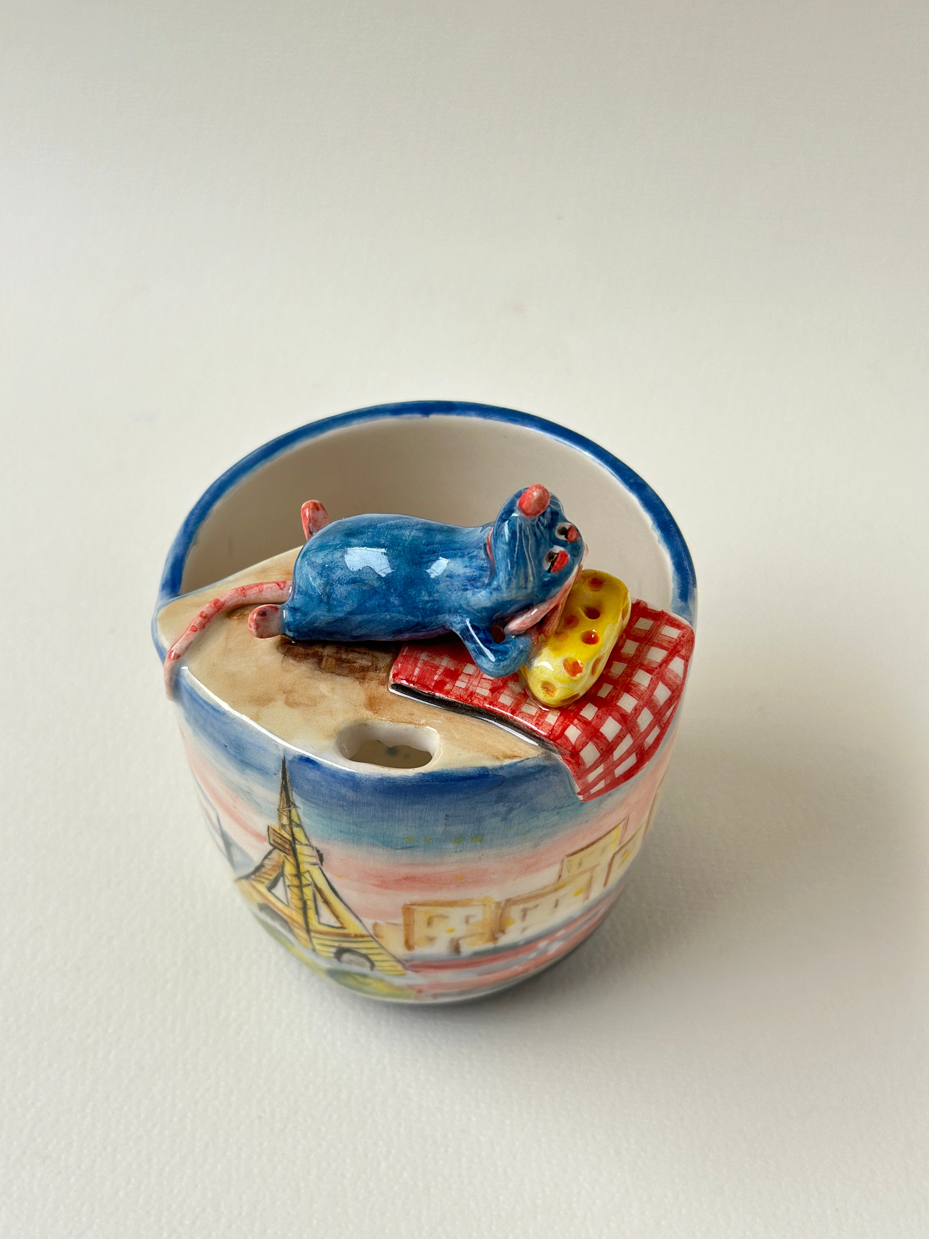 Ratatouille handmade takeaway mug