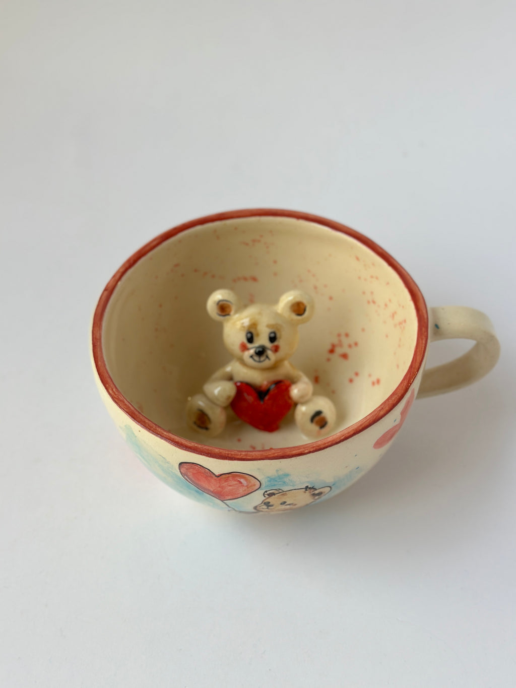 Teddy handmade mug