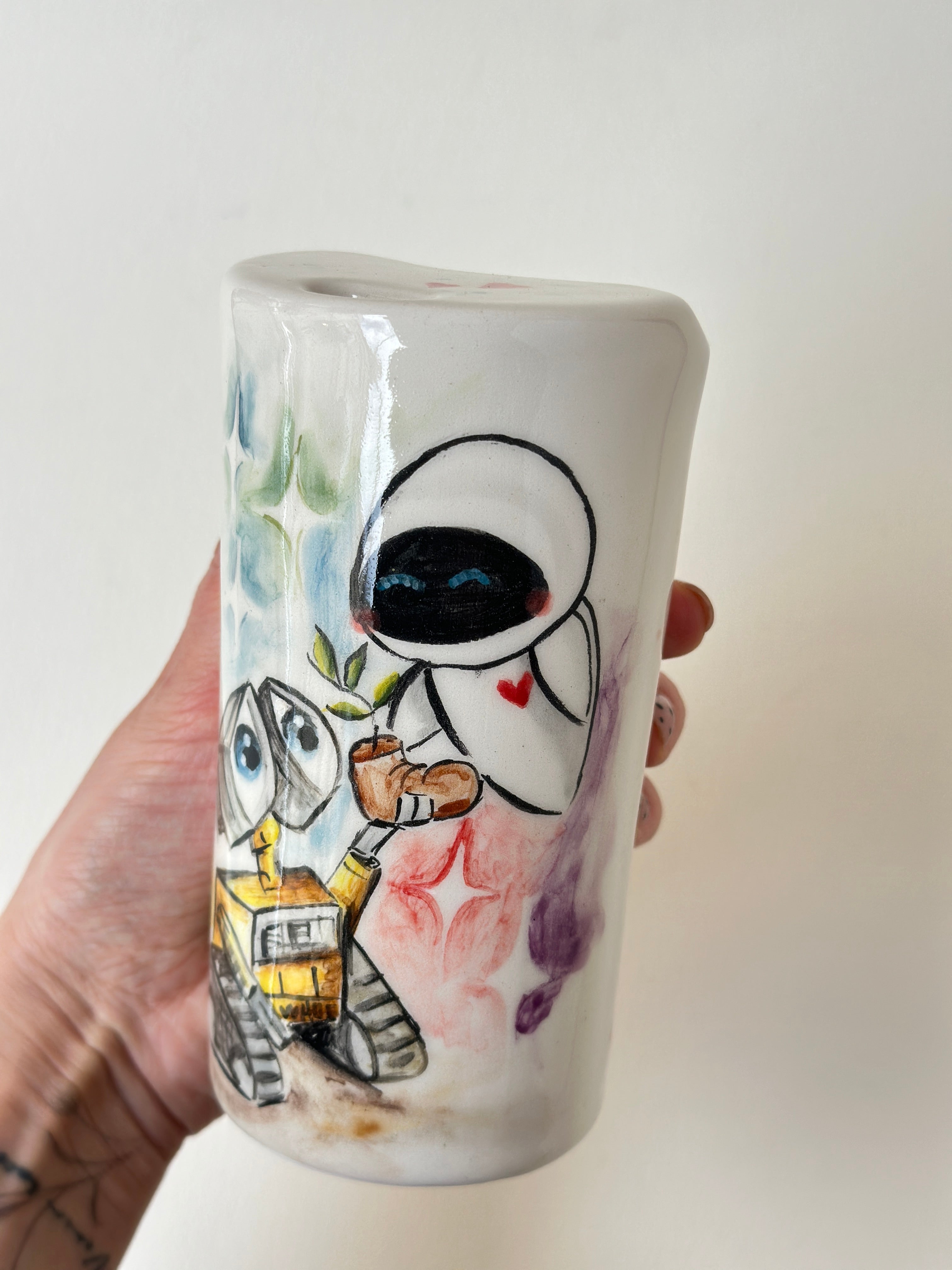 Wall-E handmade takeaway mug
