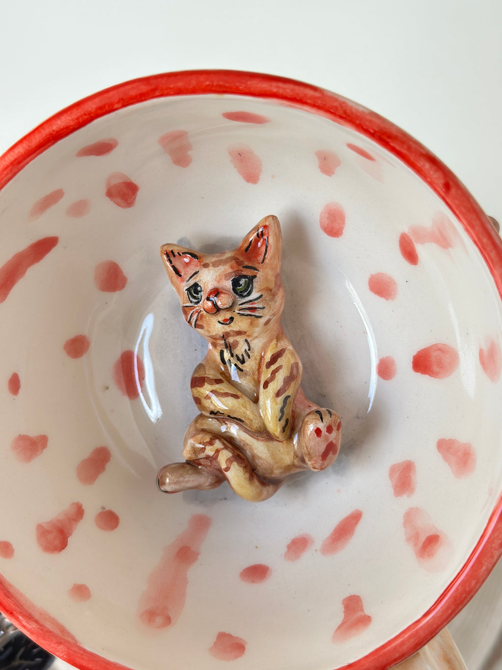 Cat handmade mug