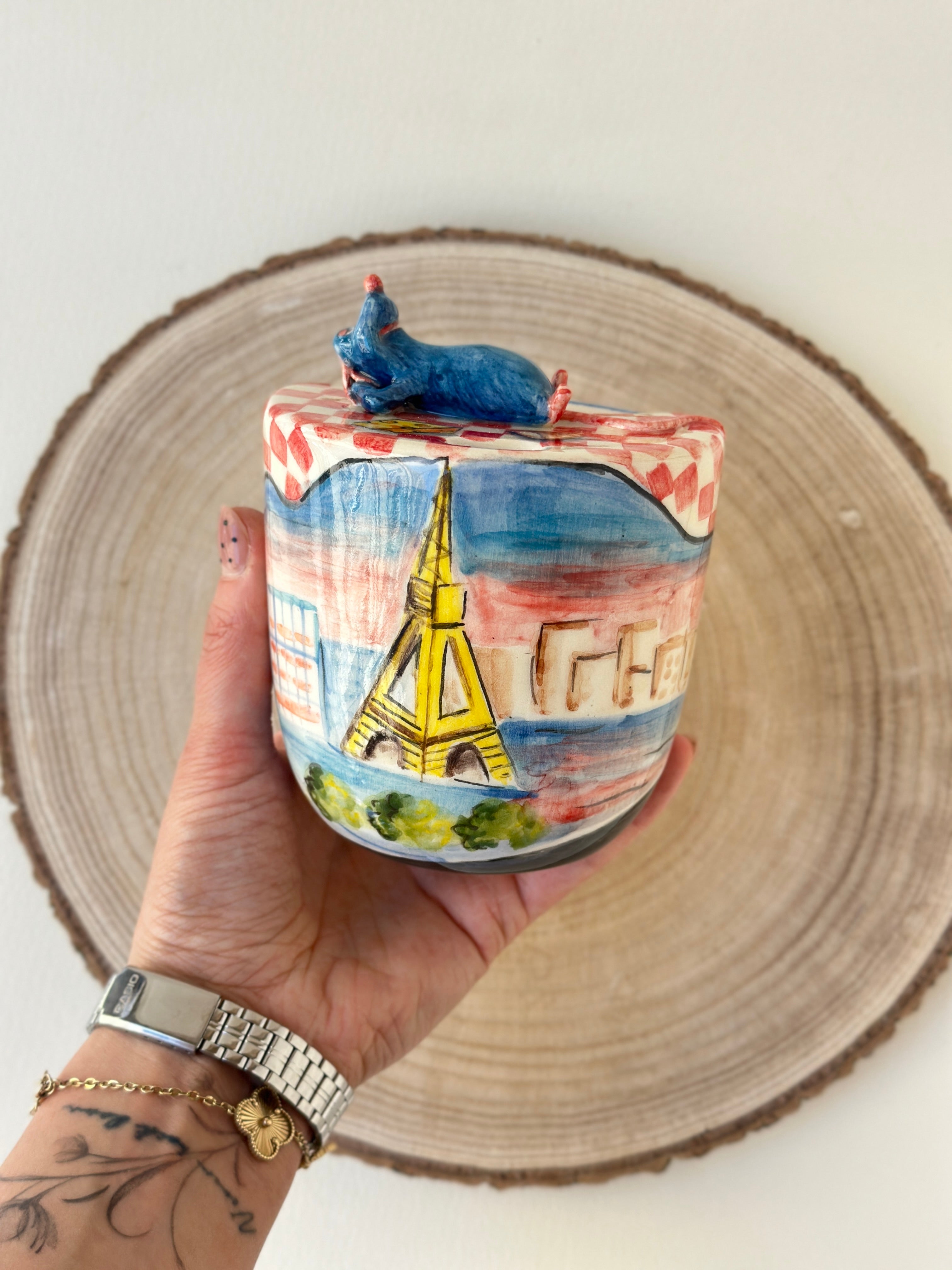 Ratatouille handmade takeaway mug