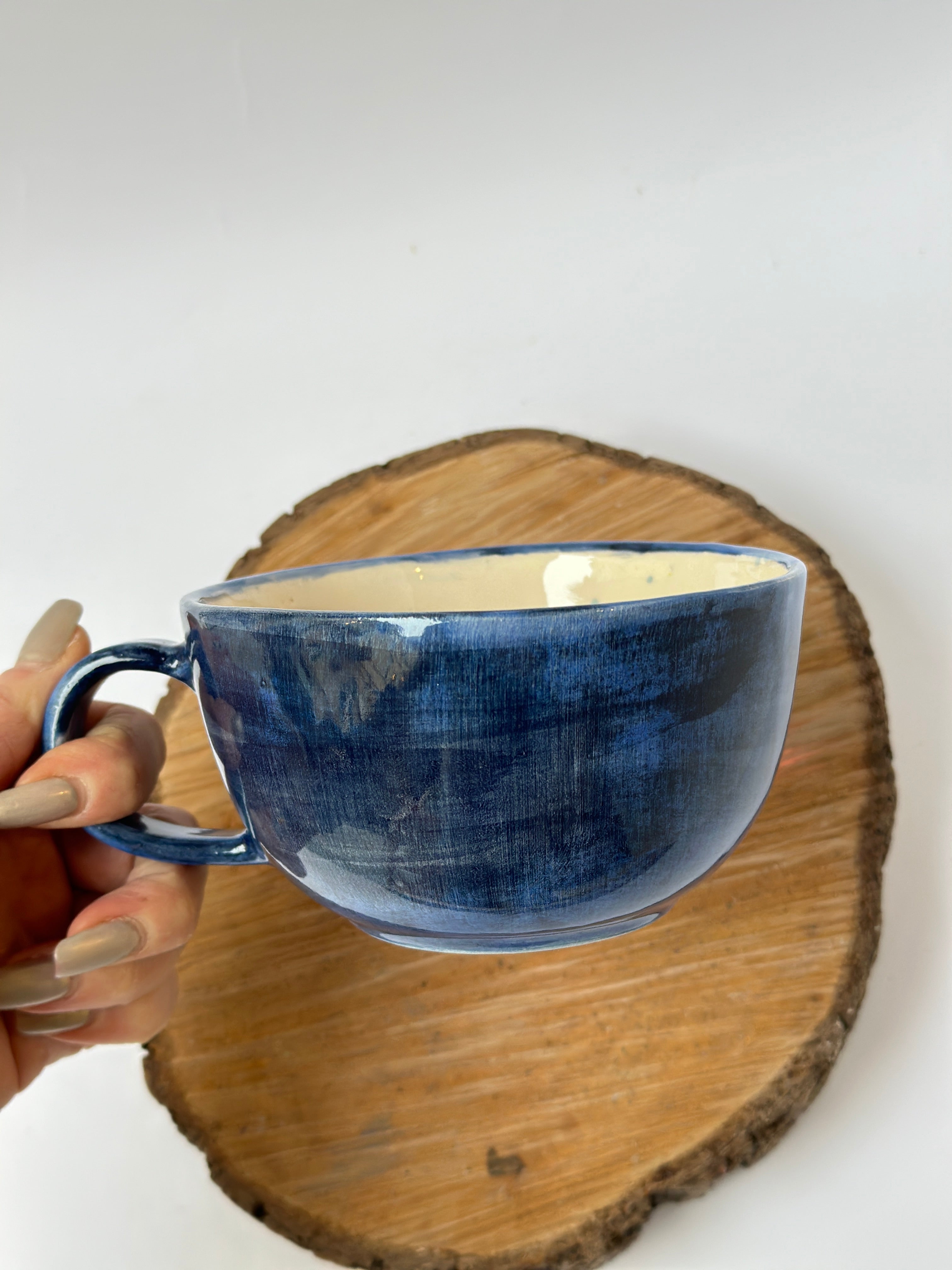 Owl handmade mug