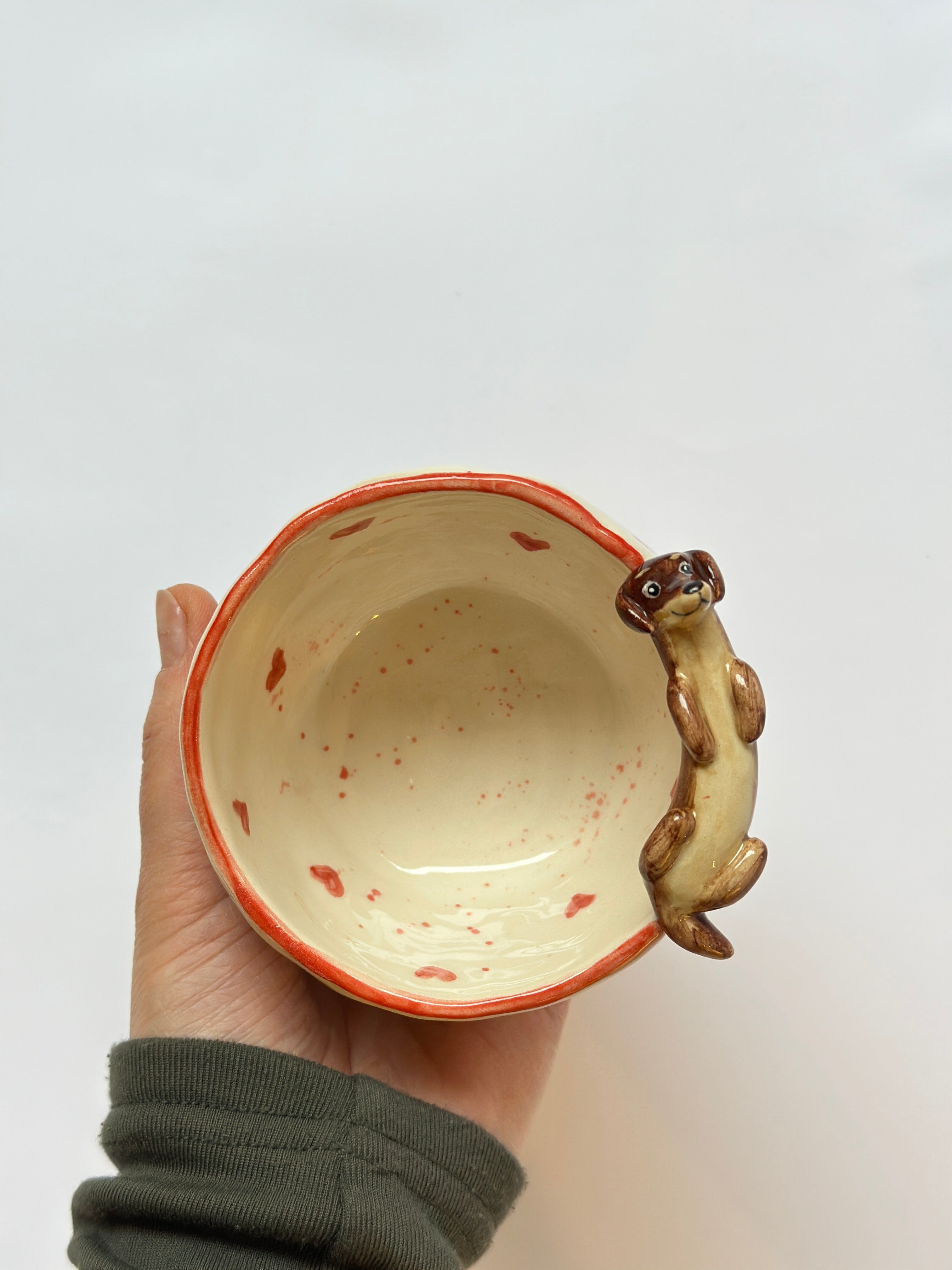 Dachshund handmade cup