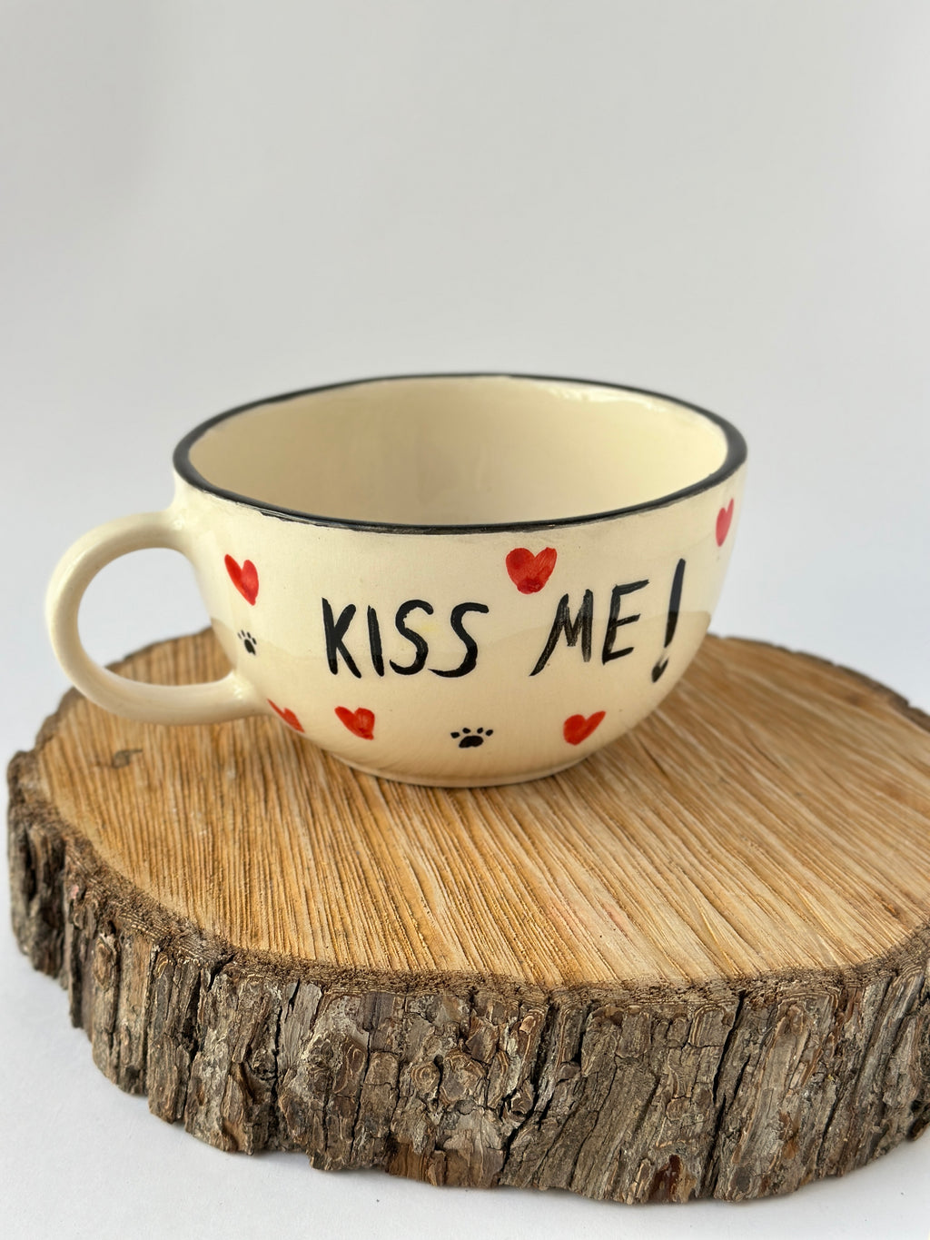 Cat mug handmade