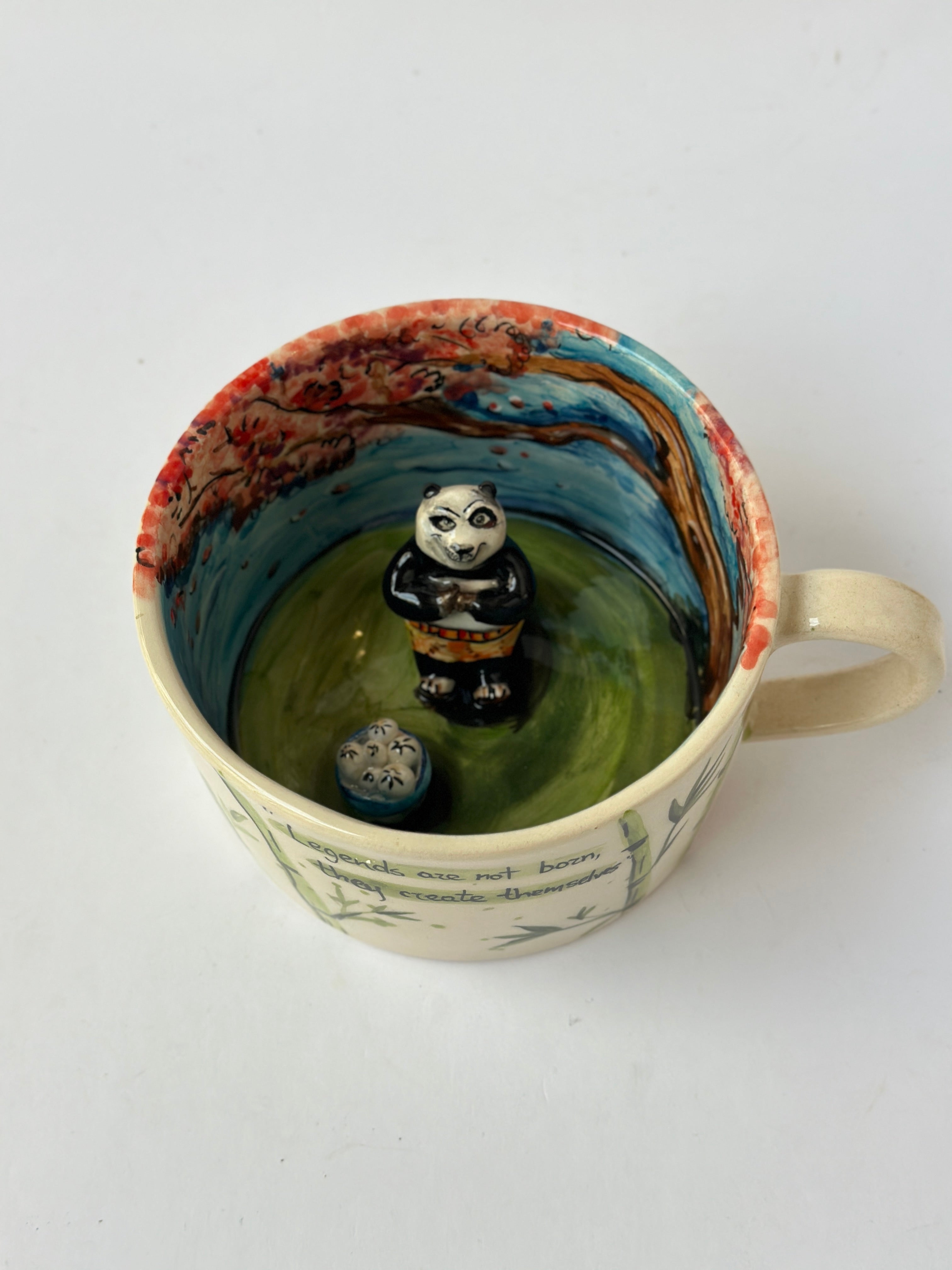 Kung fu Panda handmade mug