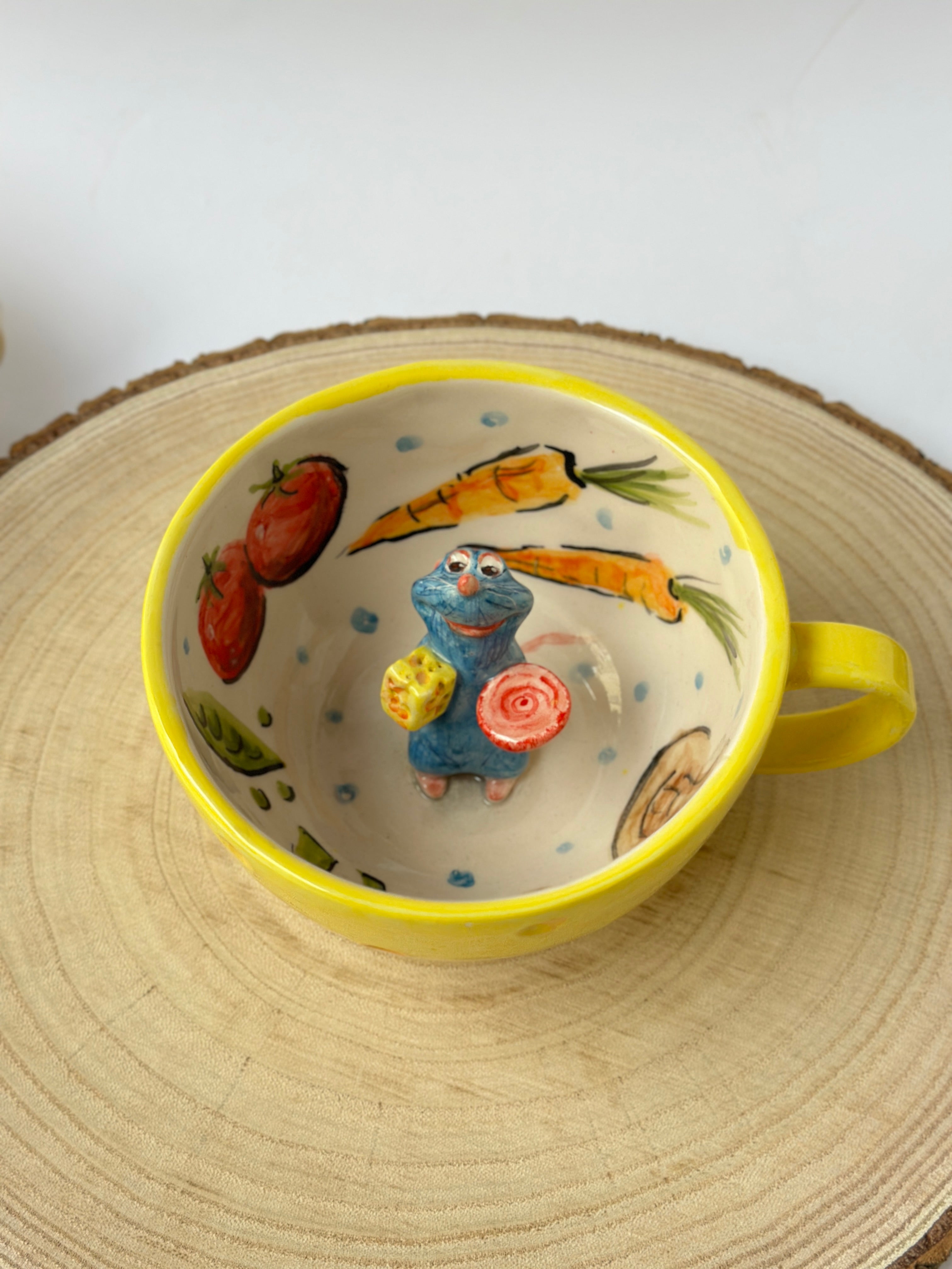 Ratatouille handmade mug
