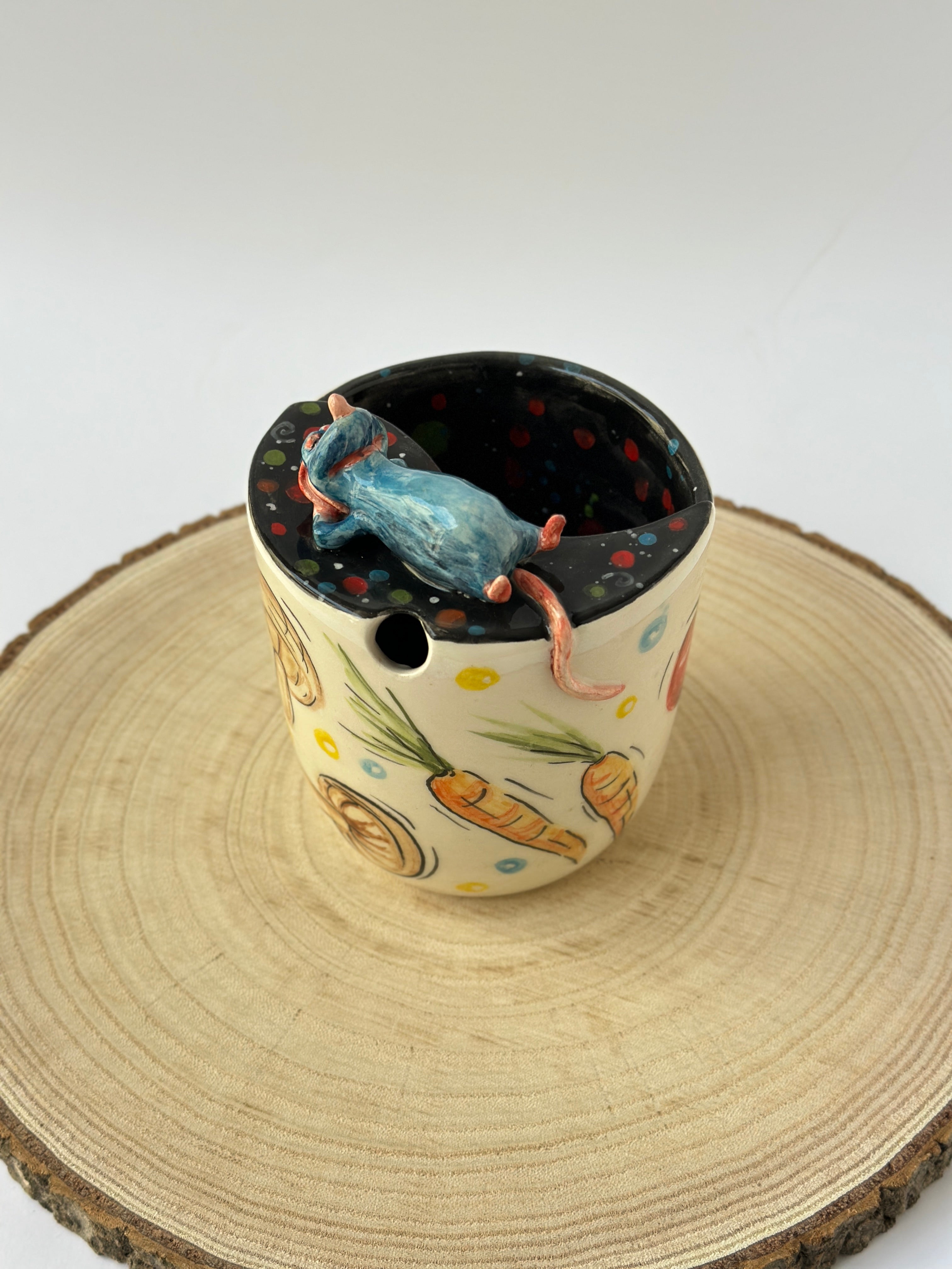 Ratatouille handmade takeaway mug