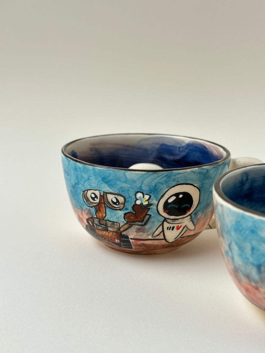 WALL-E handmade mugs