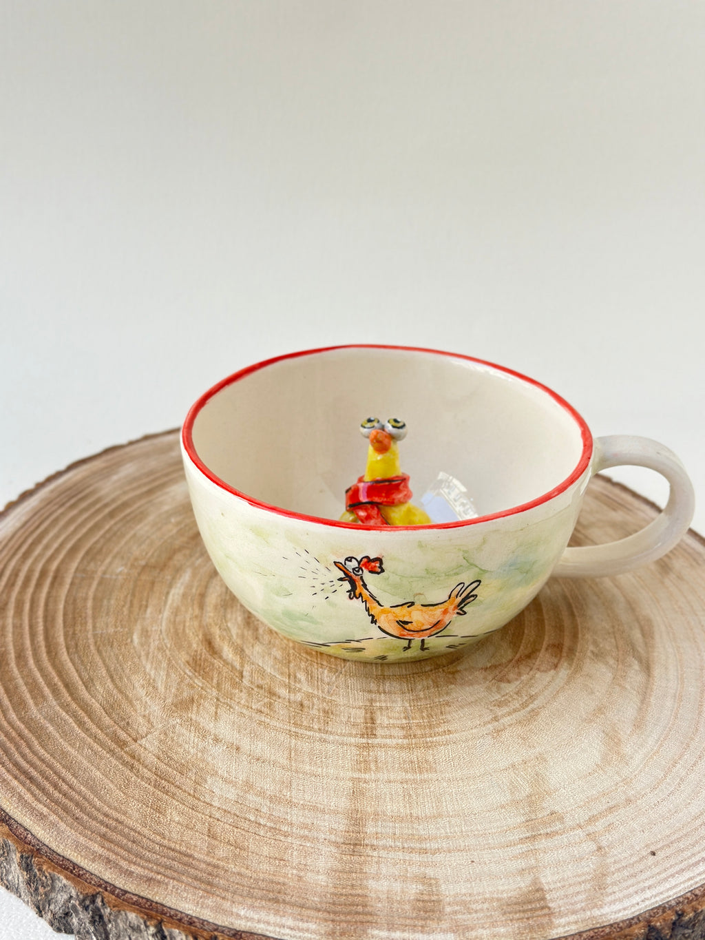Handmade ceramic mug
