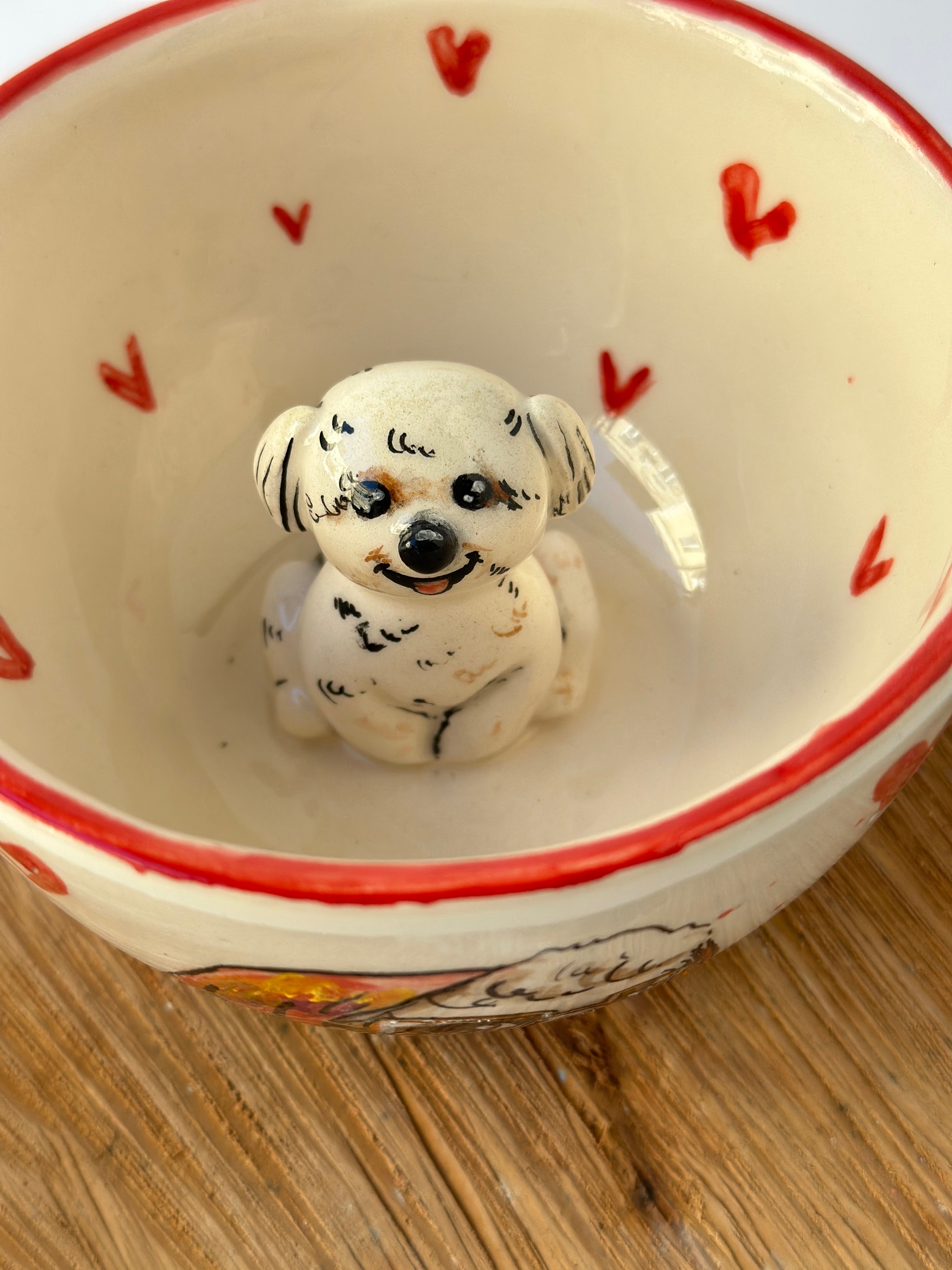 Dog handmade mug