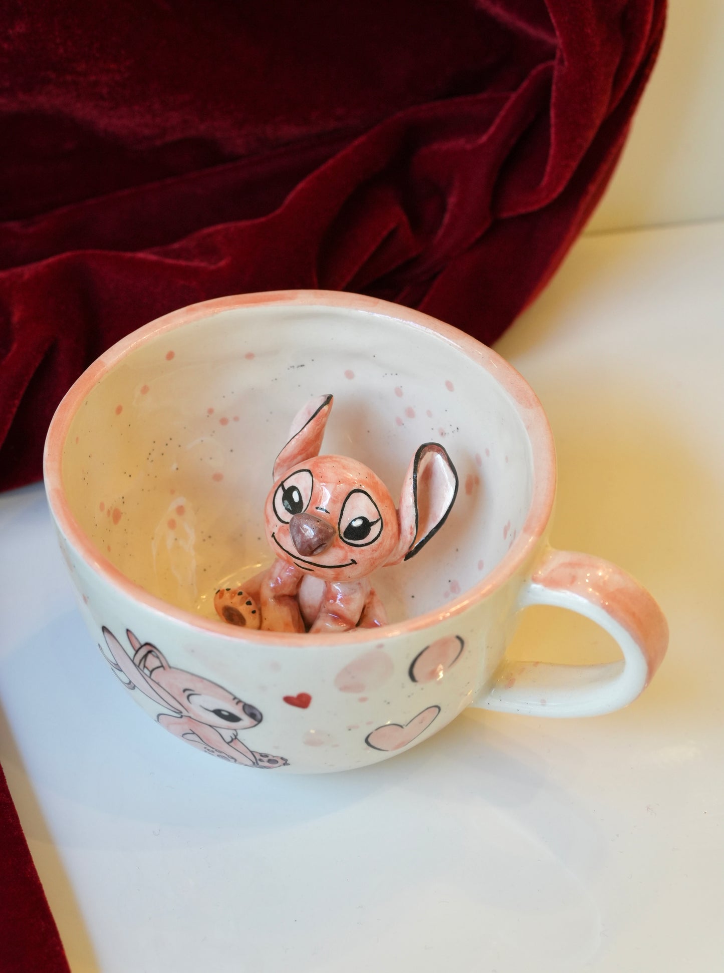 Stitch handmade mug