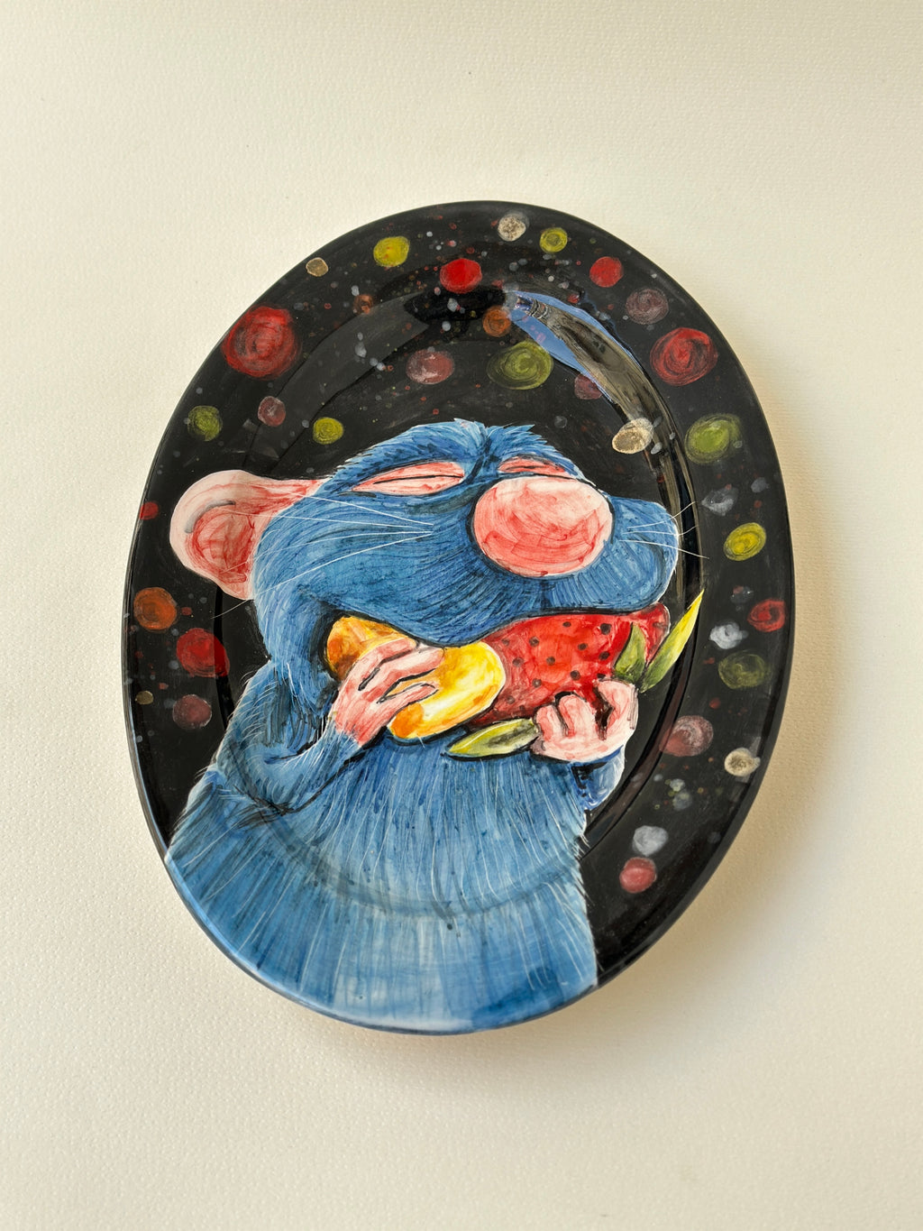 Little Chef handmade big plate (28x18)