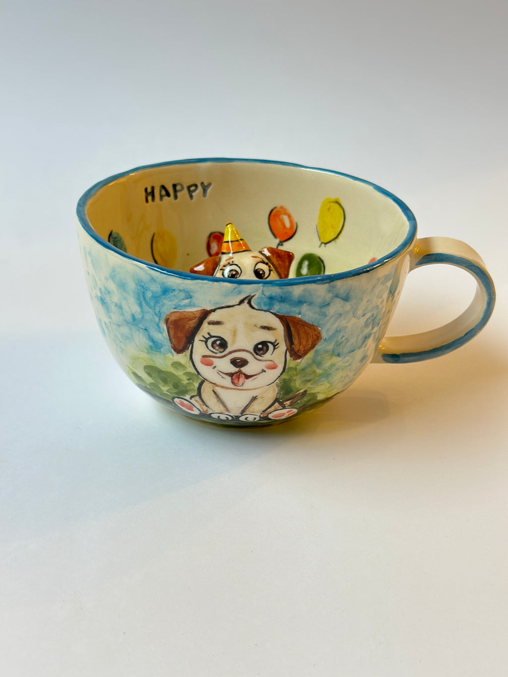 Dog handmade mug