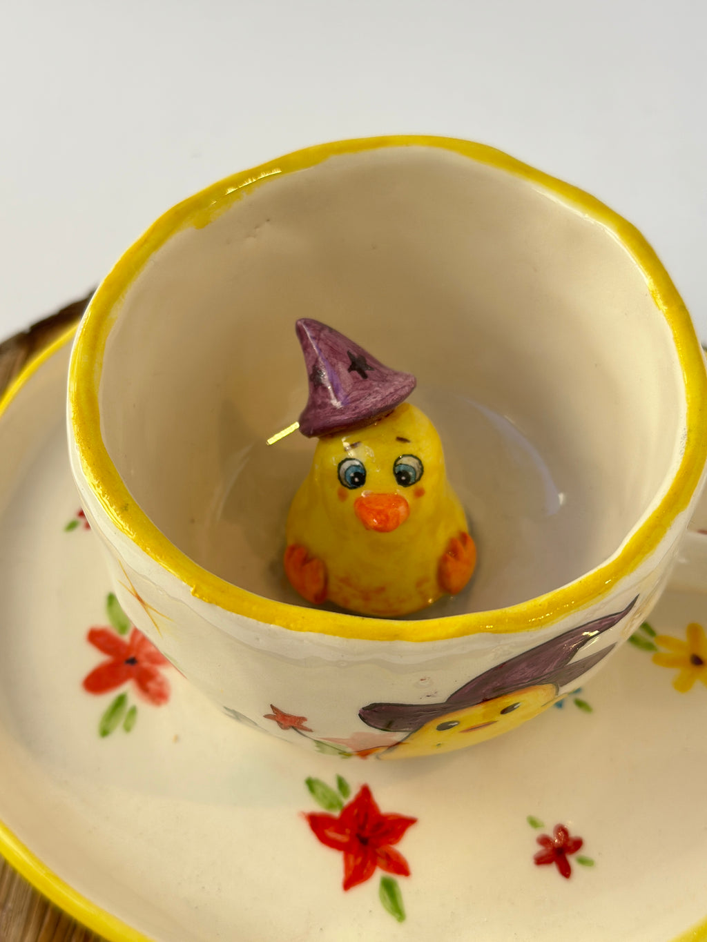 Chick 🐥 handmade mug and plate