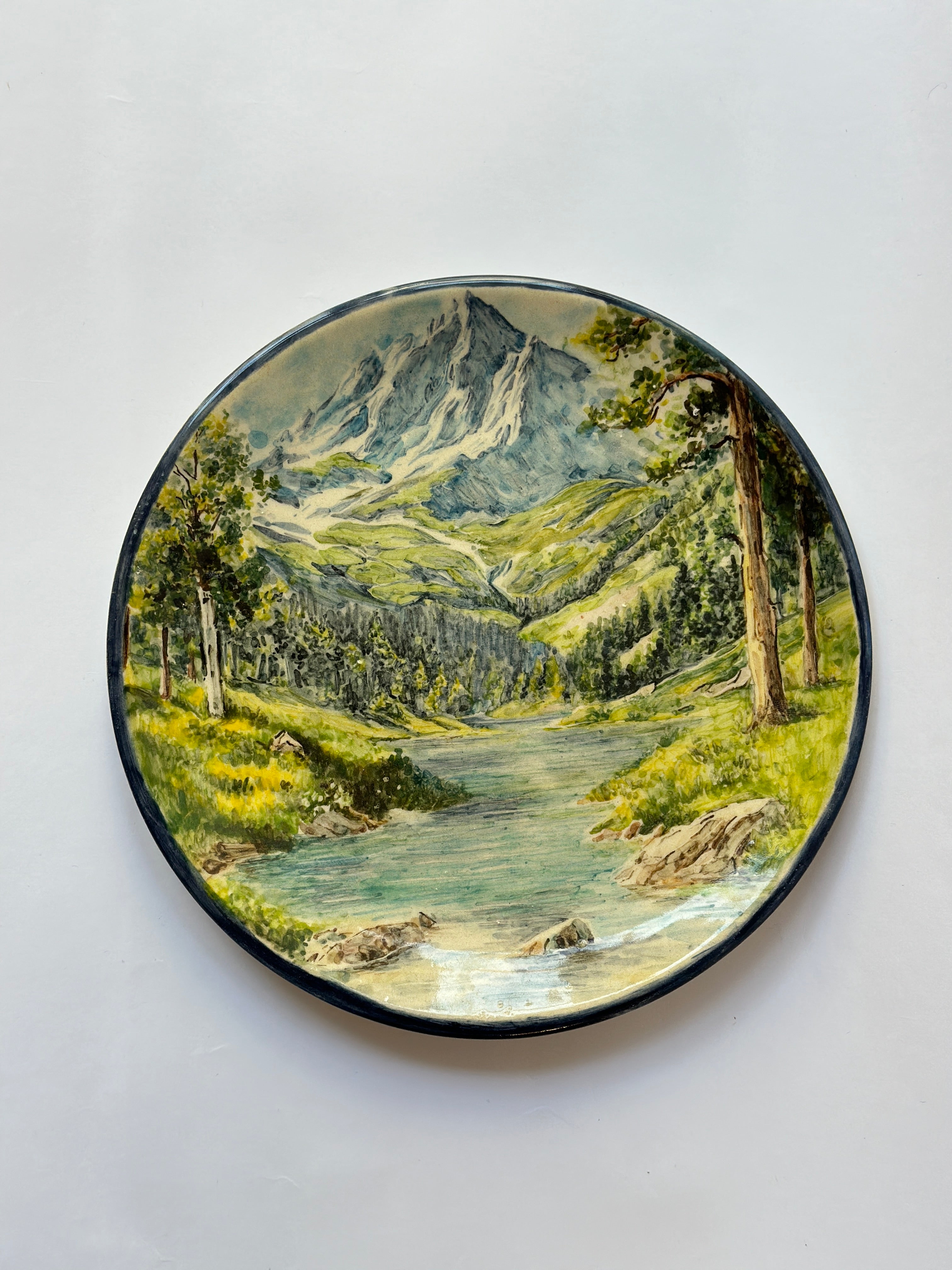 Handmade plate (size 21sm)