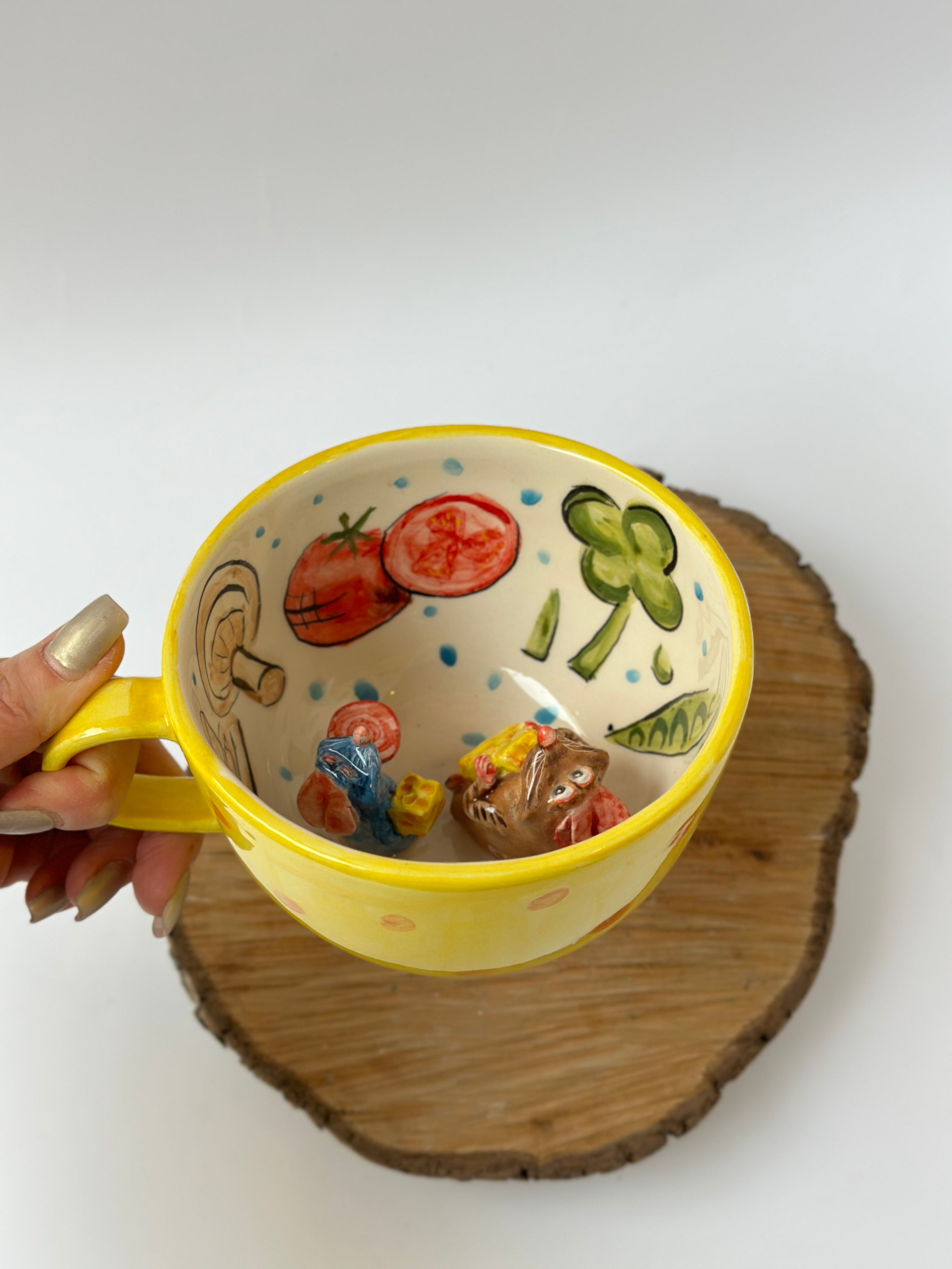 Ratatouille Remy and Emily handmaid mug