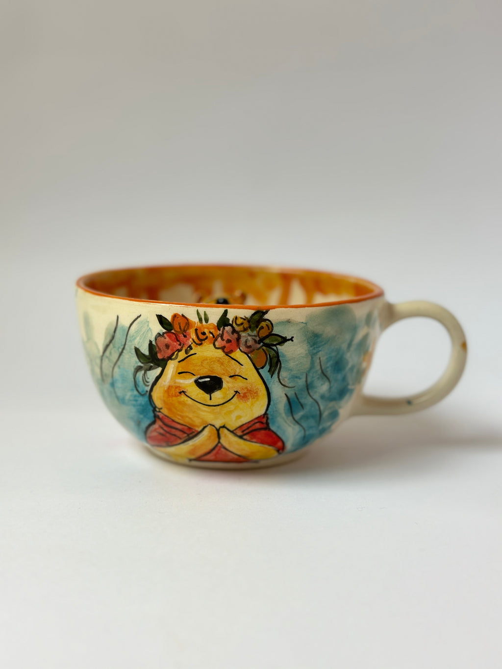 Winni The Pooh handmade mug