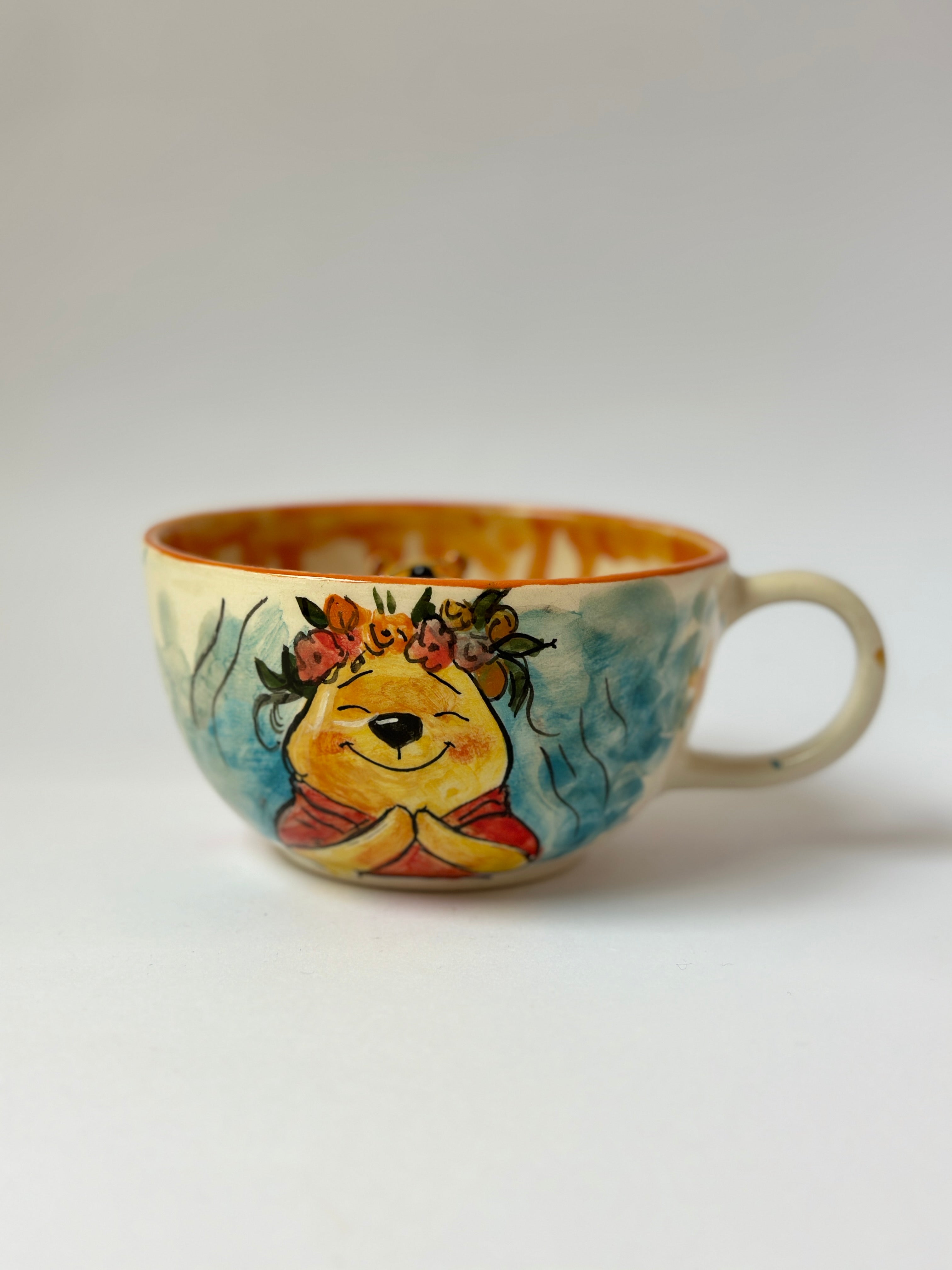 Winni The Pooh handmade mug