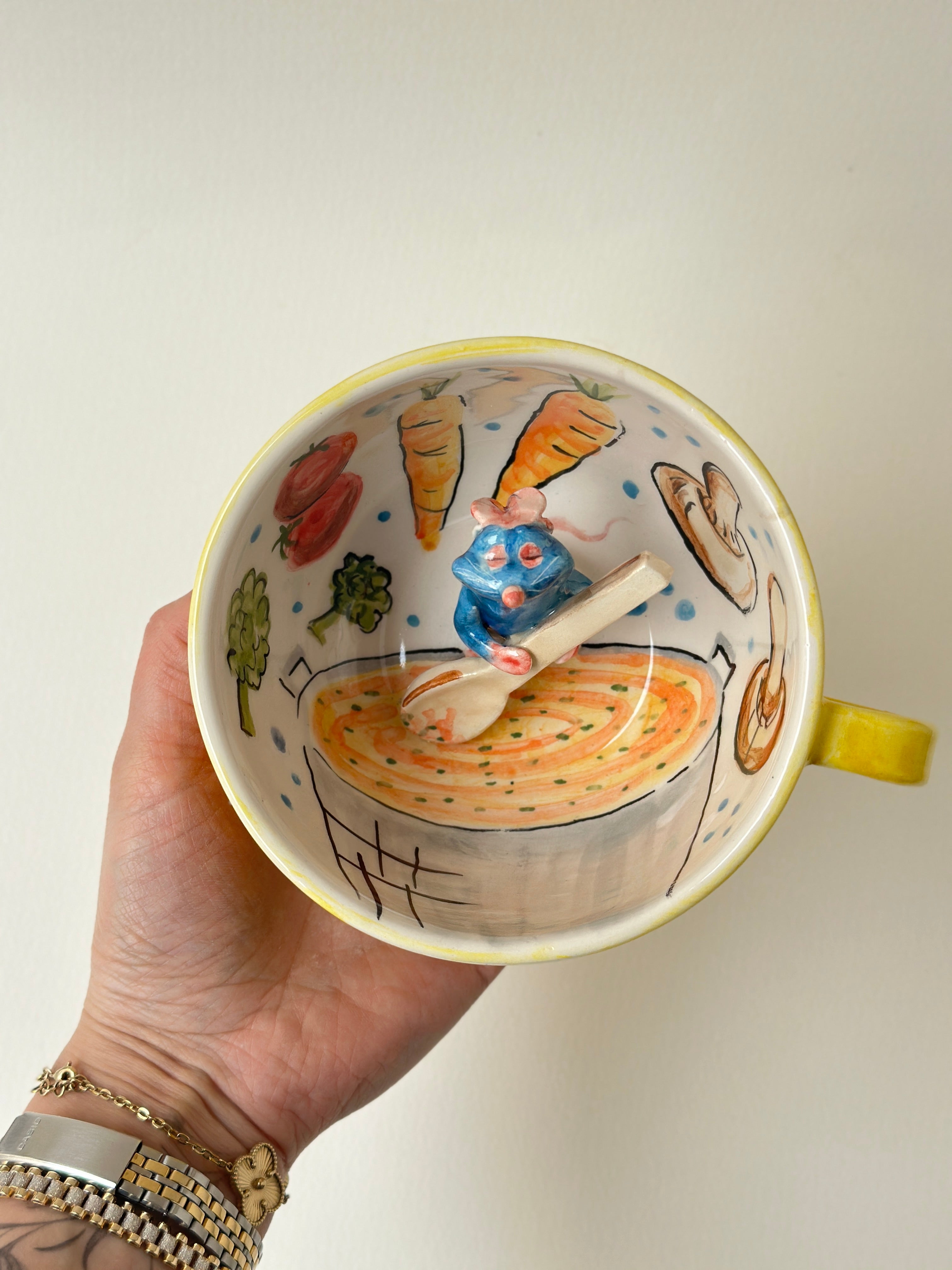 Ratatouille handmade mug