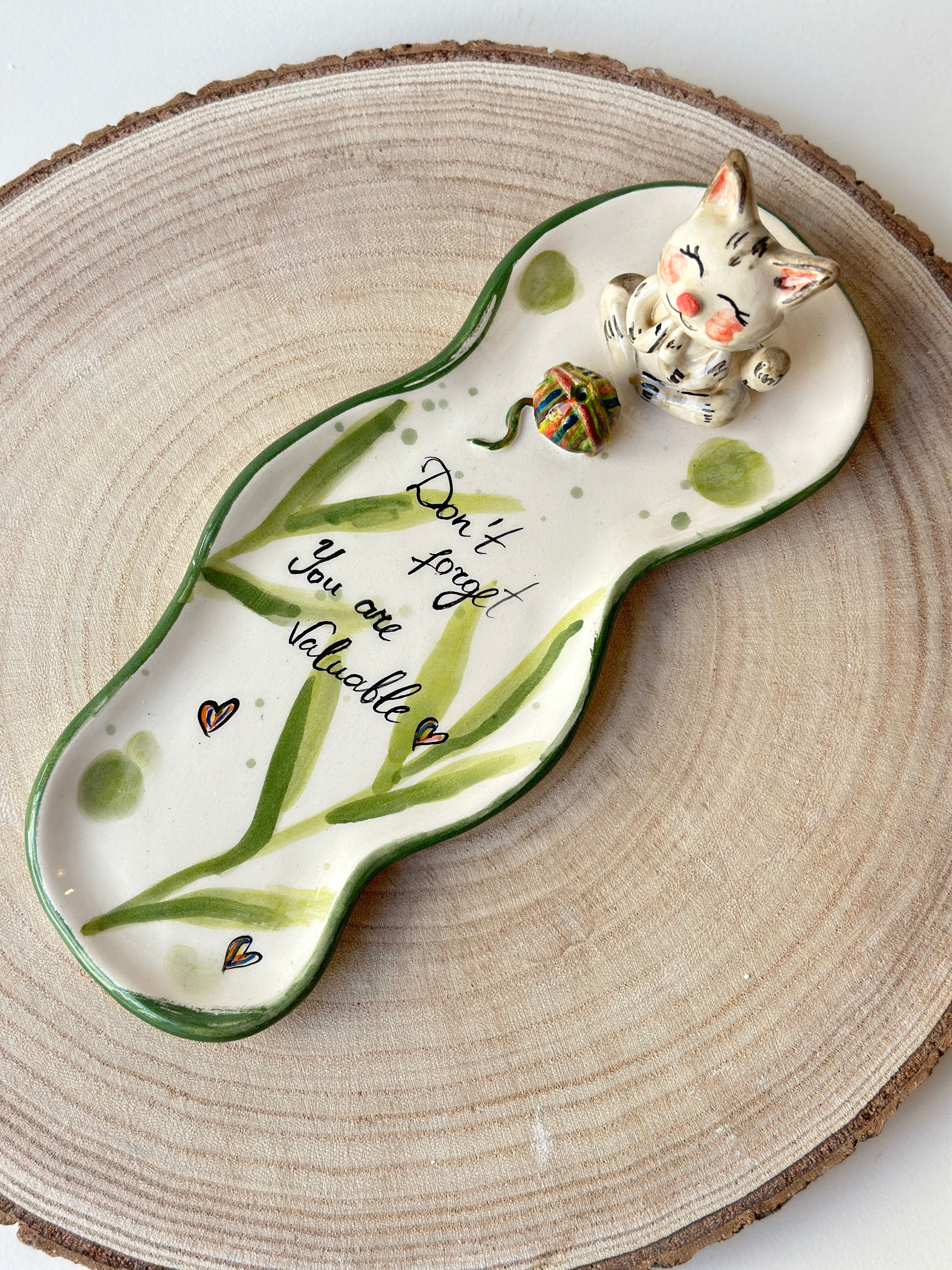 Cat handmade burner