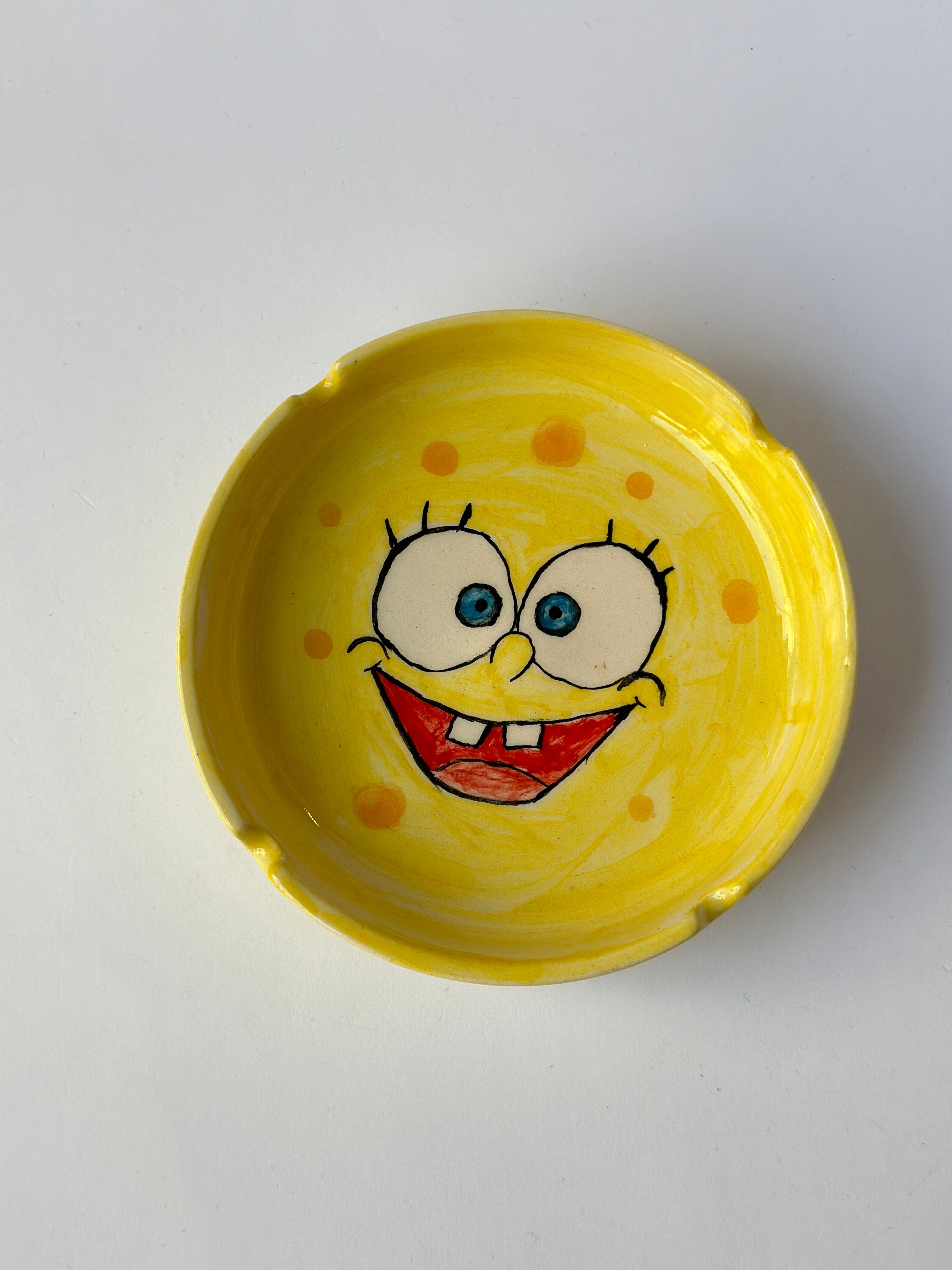 SpongeBob handmade ashtray