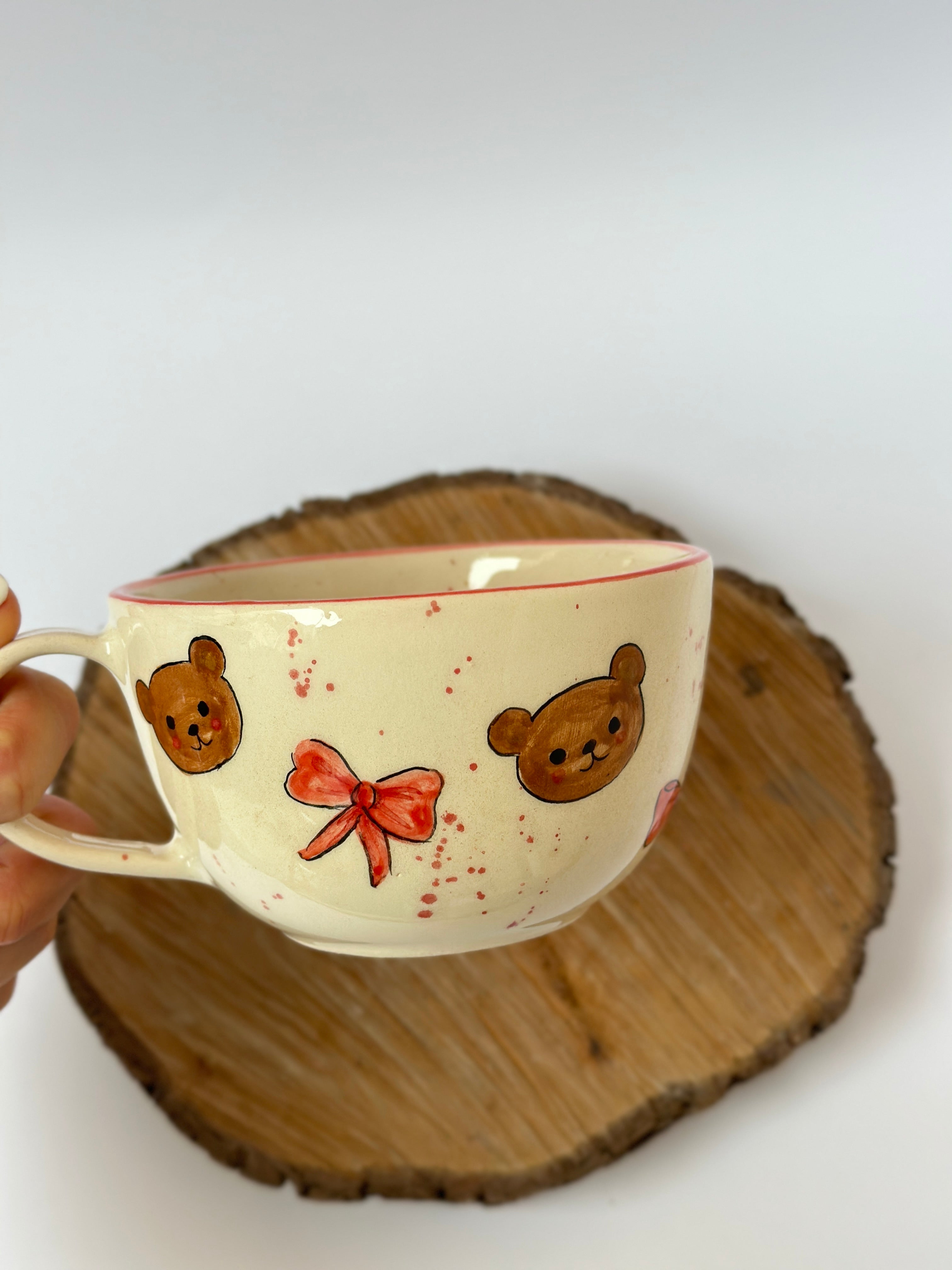Teddy handmade mug