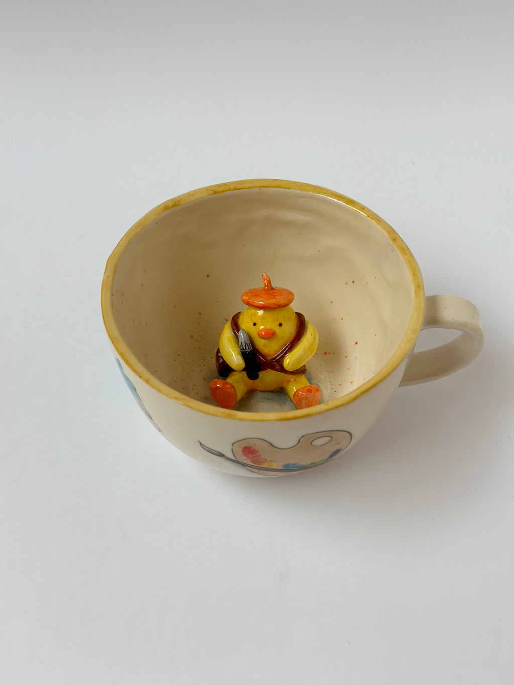 Artist Painter chick handmade mug😍