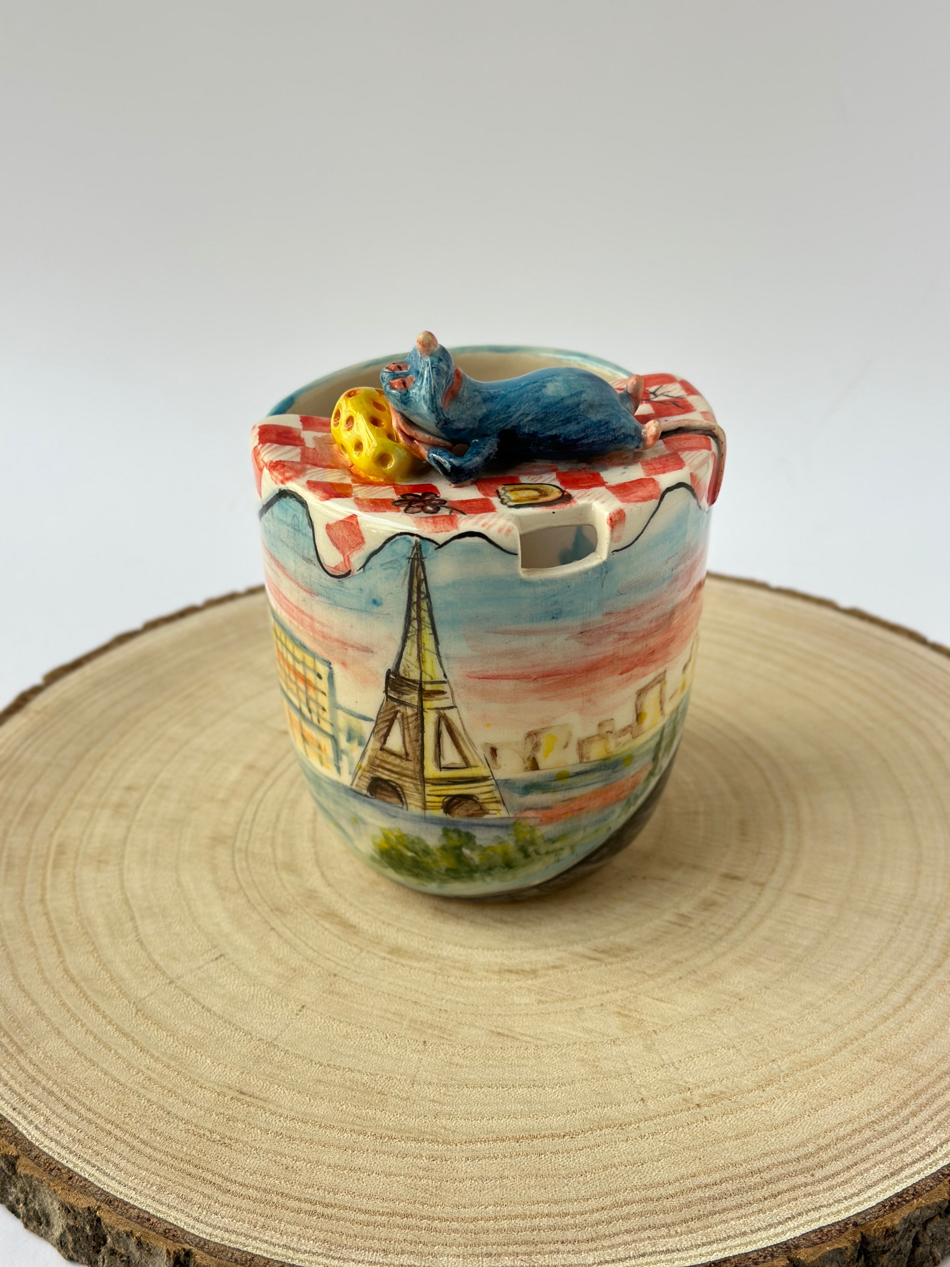 Ratatouille handmade takeaway mug