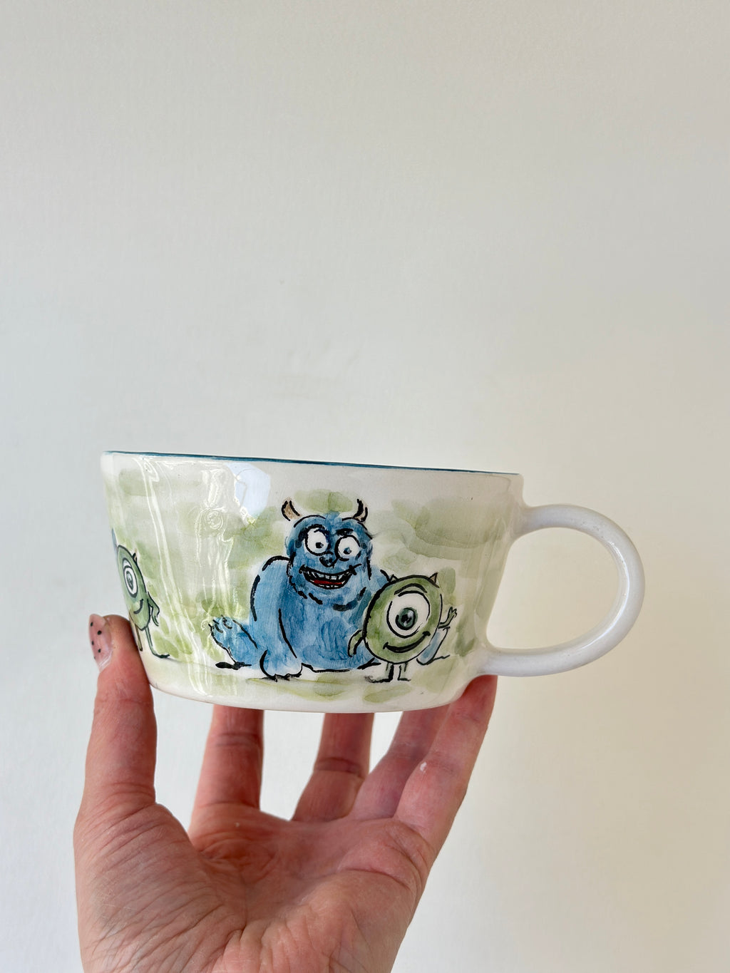 One eye handmade mug