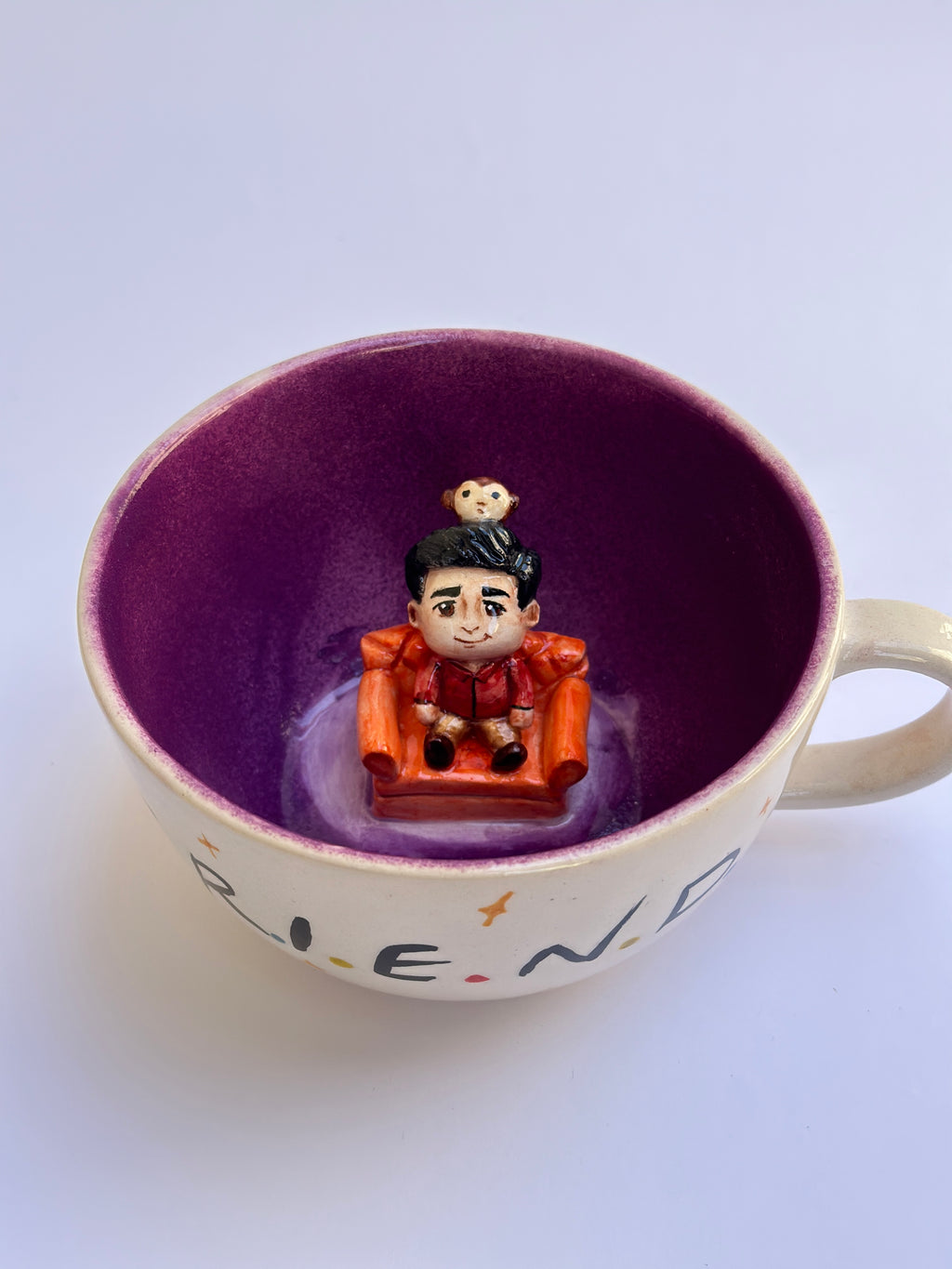 Friends “Ross” handmade mug