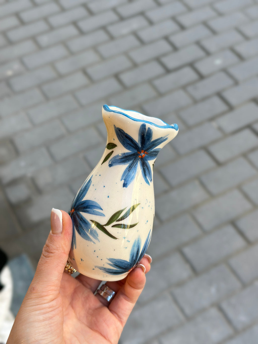 Handmade vase mini 11sm