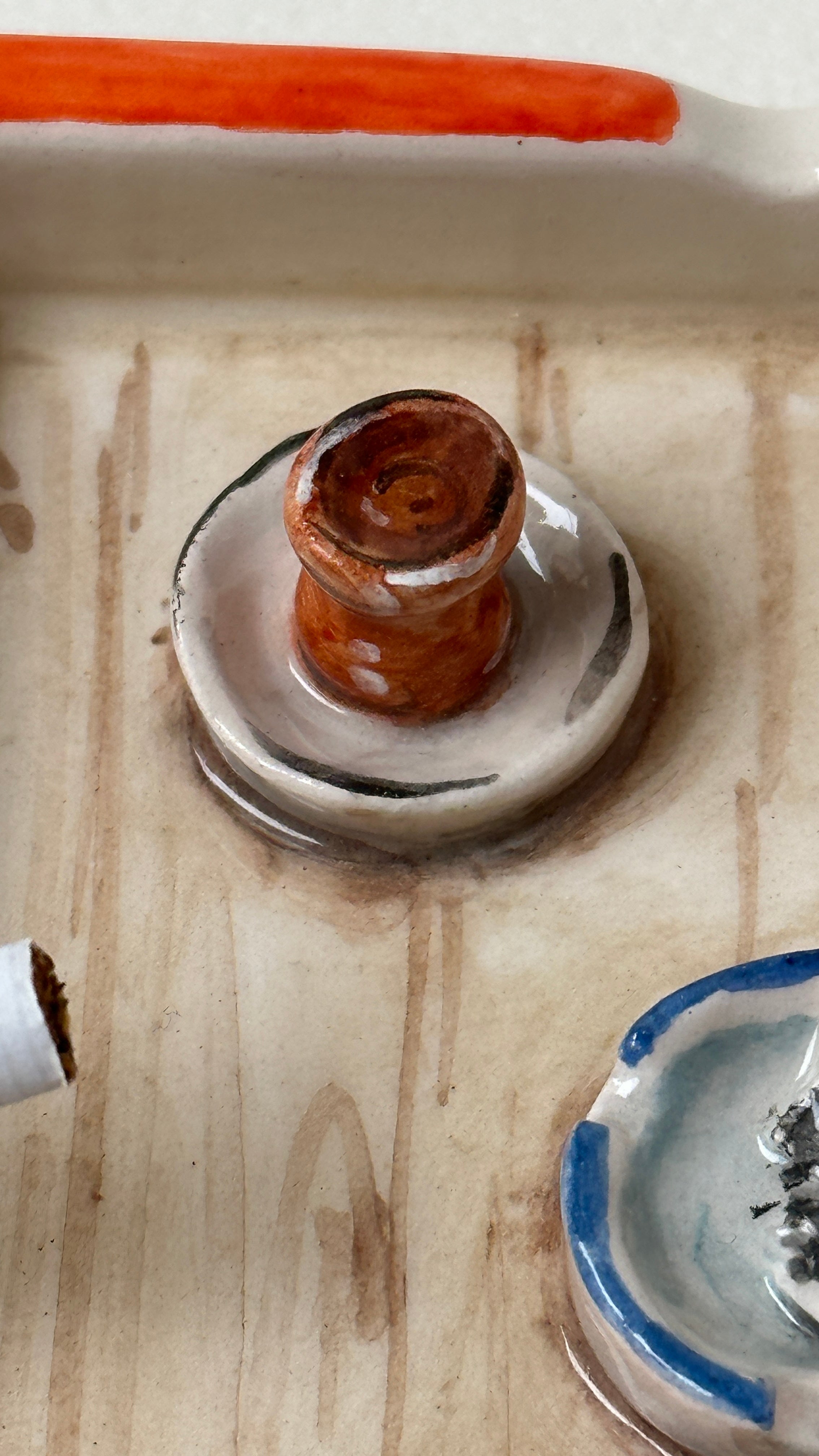 Handmade ashtray
