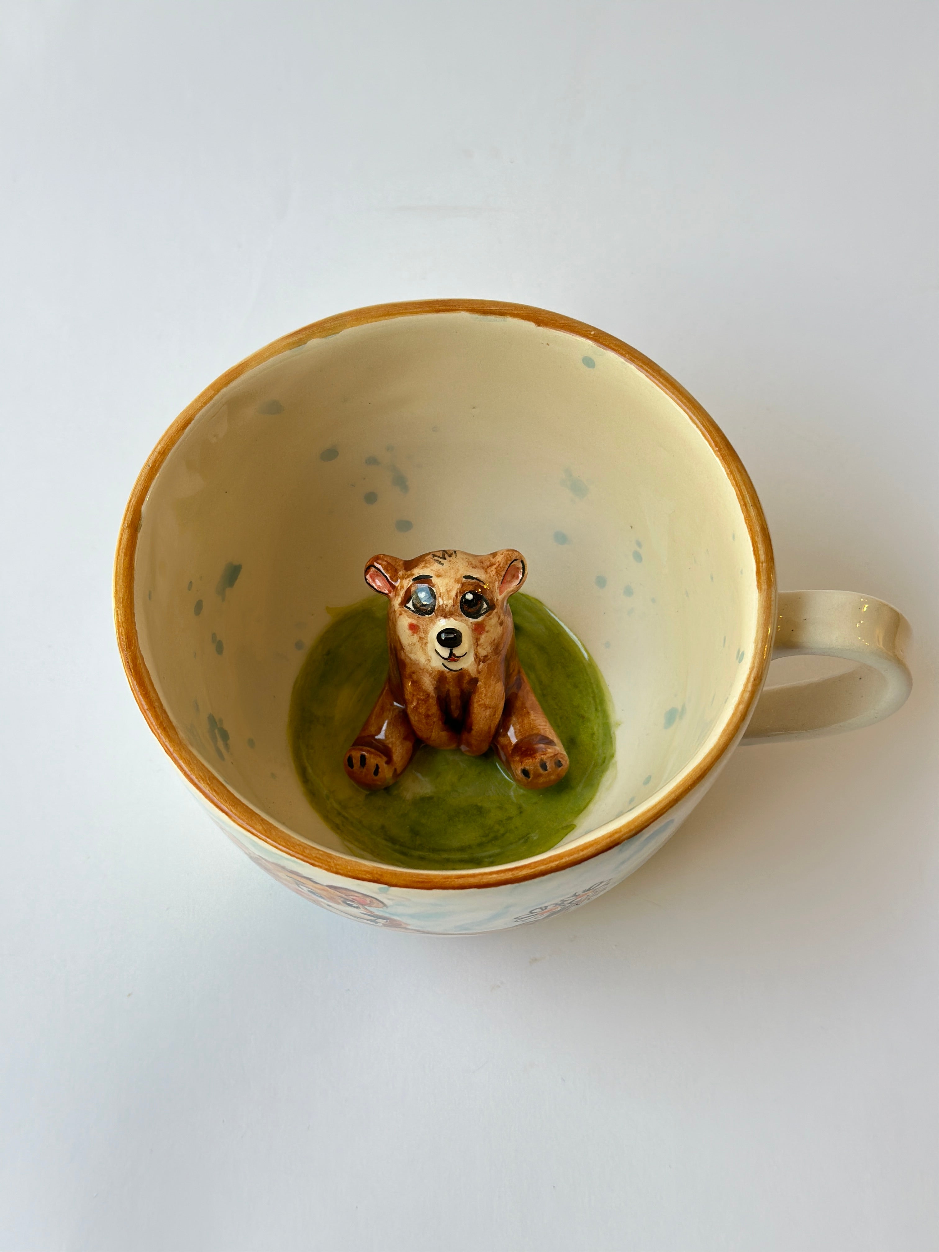 Bear handmade mug