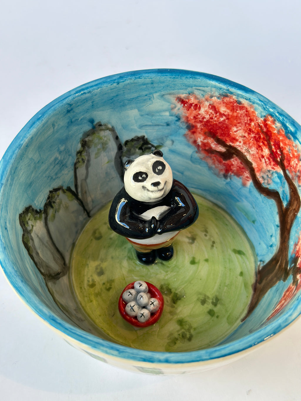 Kung fu Panda handmade ceramic mug