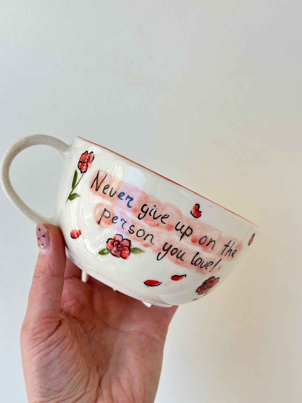 Skunk mood handmade mug