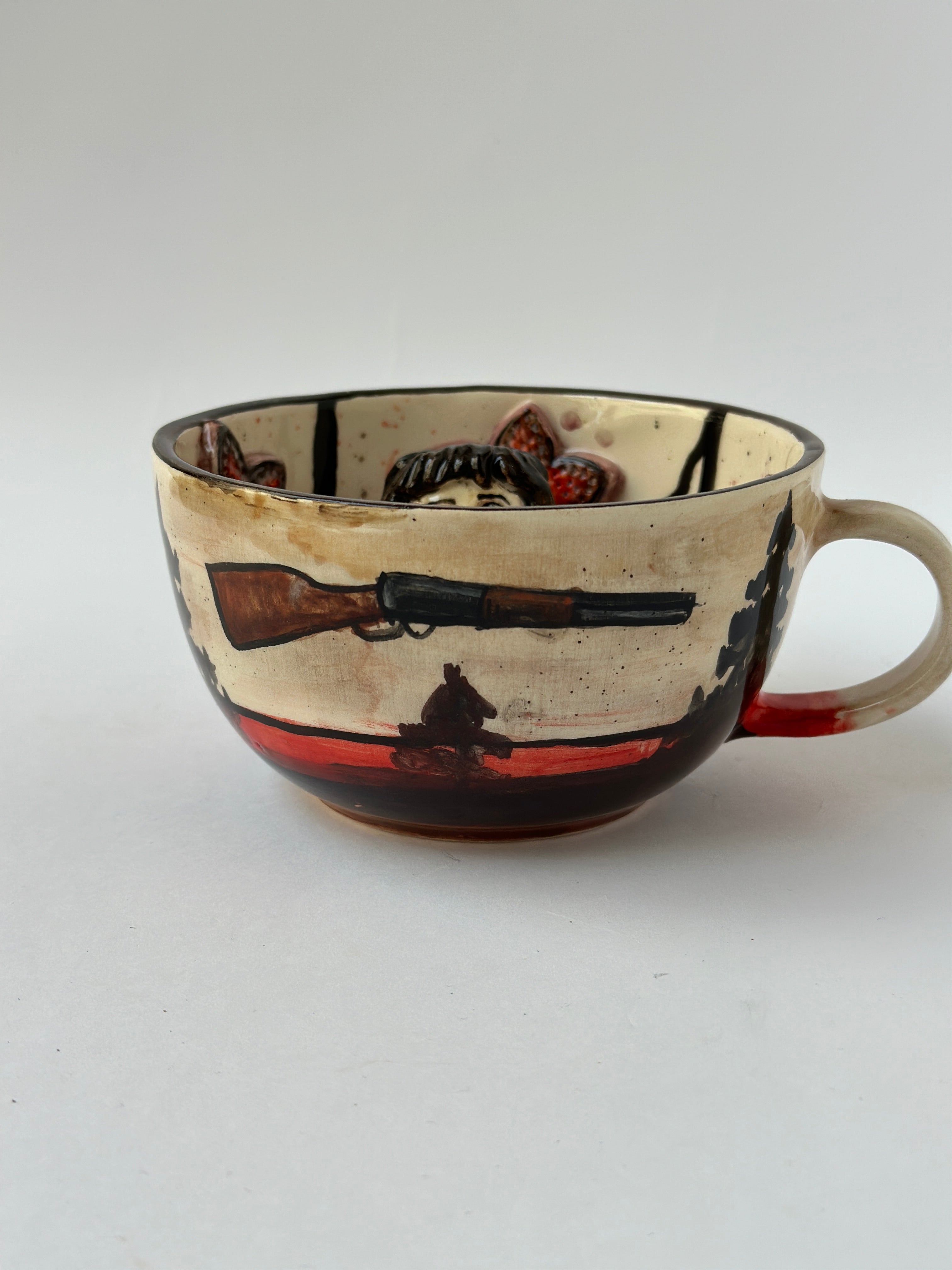 Stranger things Nancy handmade mug