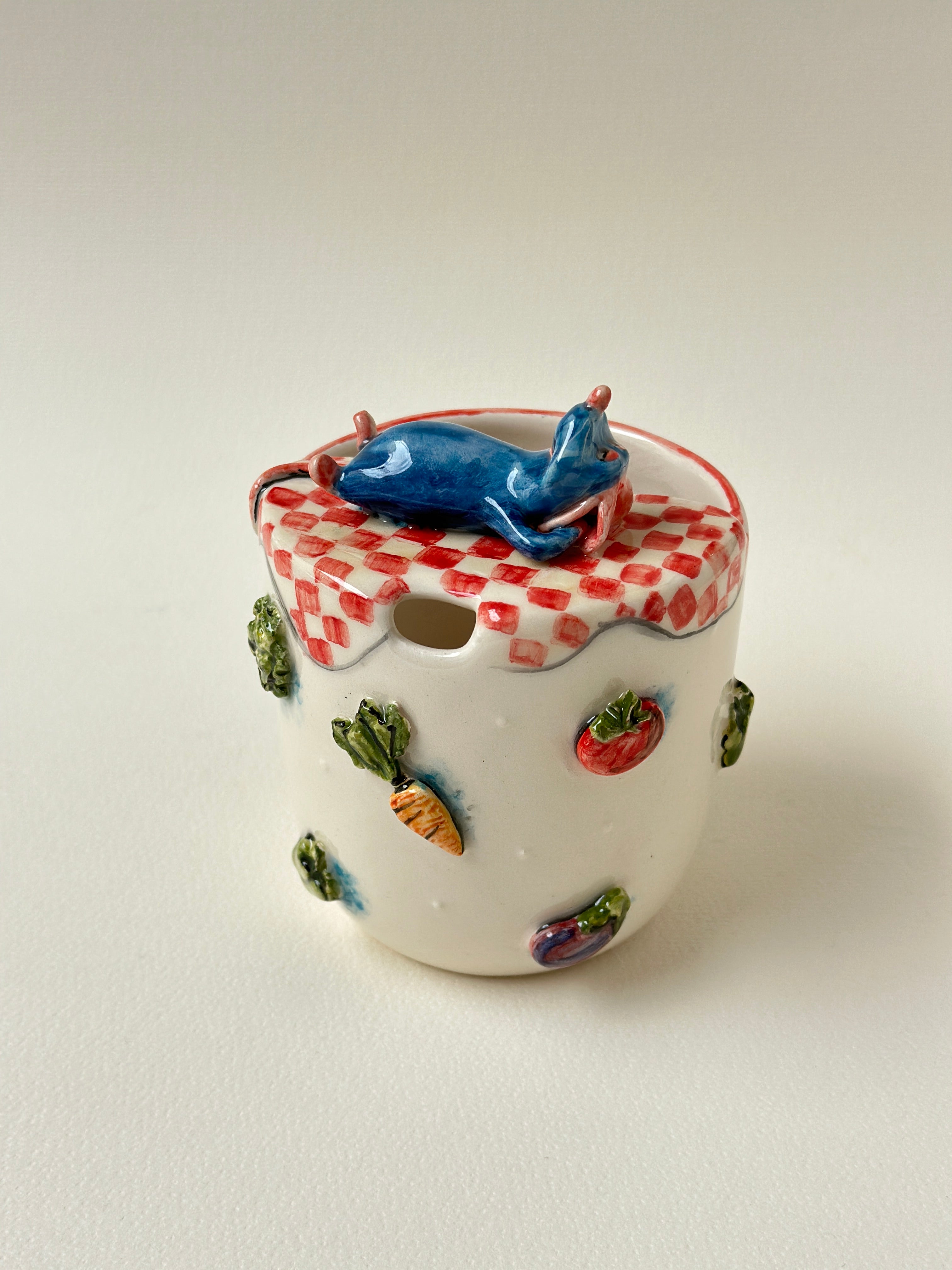 Ratatouille handmade takeaway mug