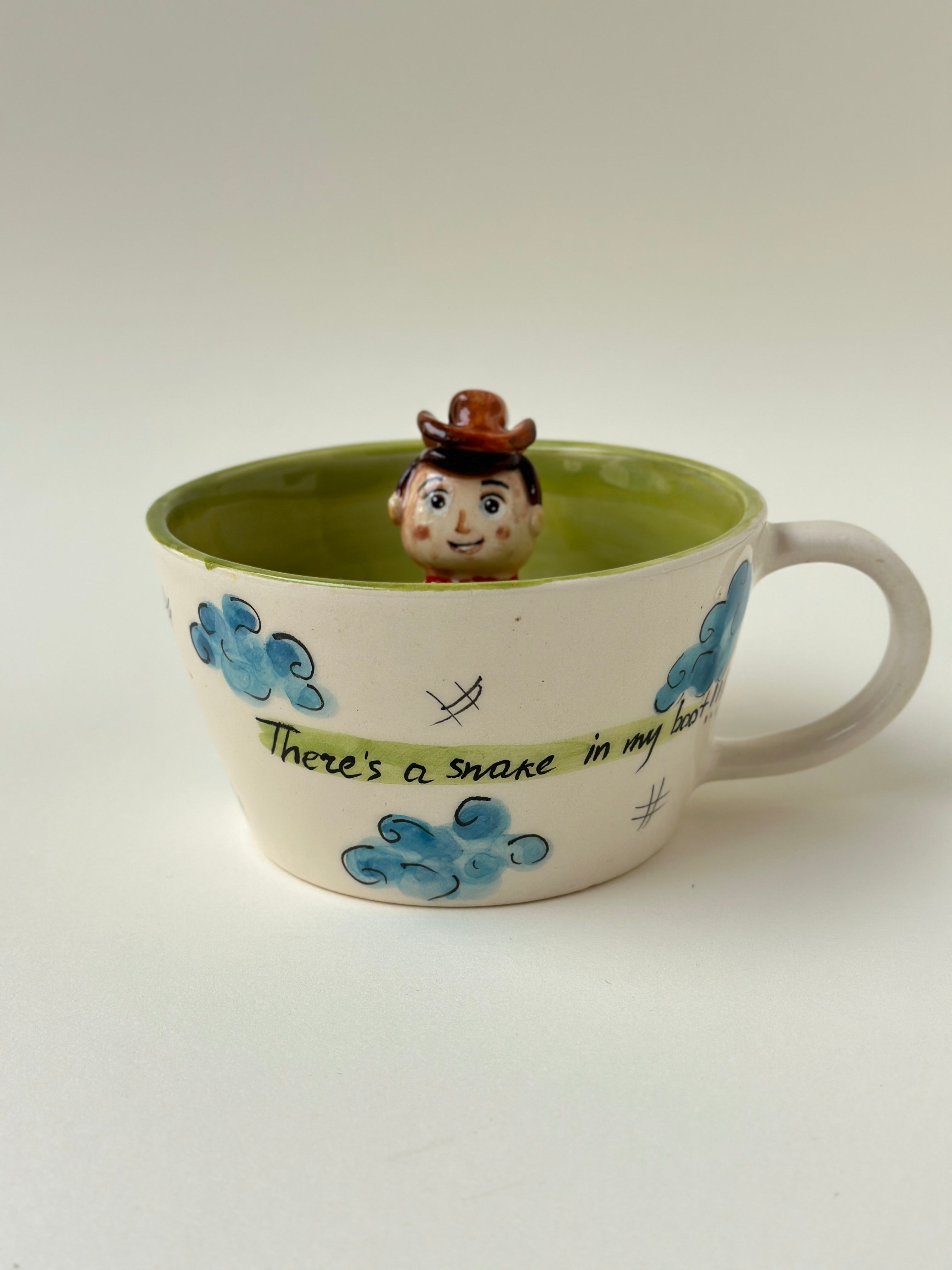 Toy Store “Woody” handmade mug