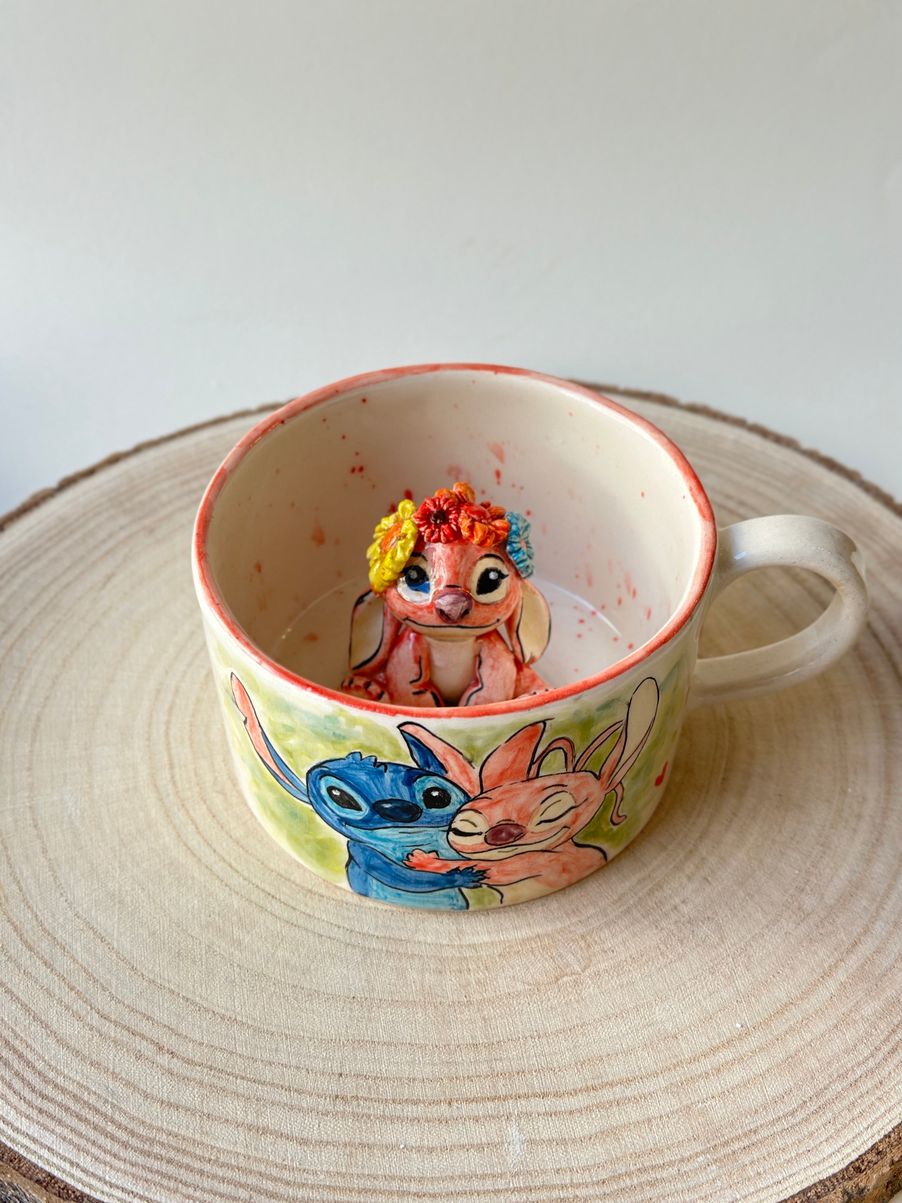 Stitch handmade mug