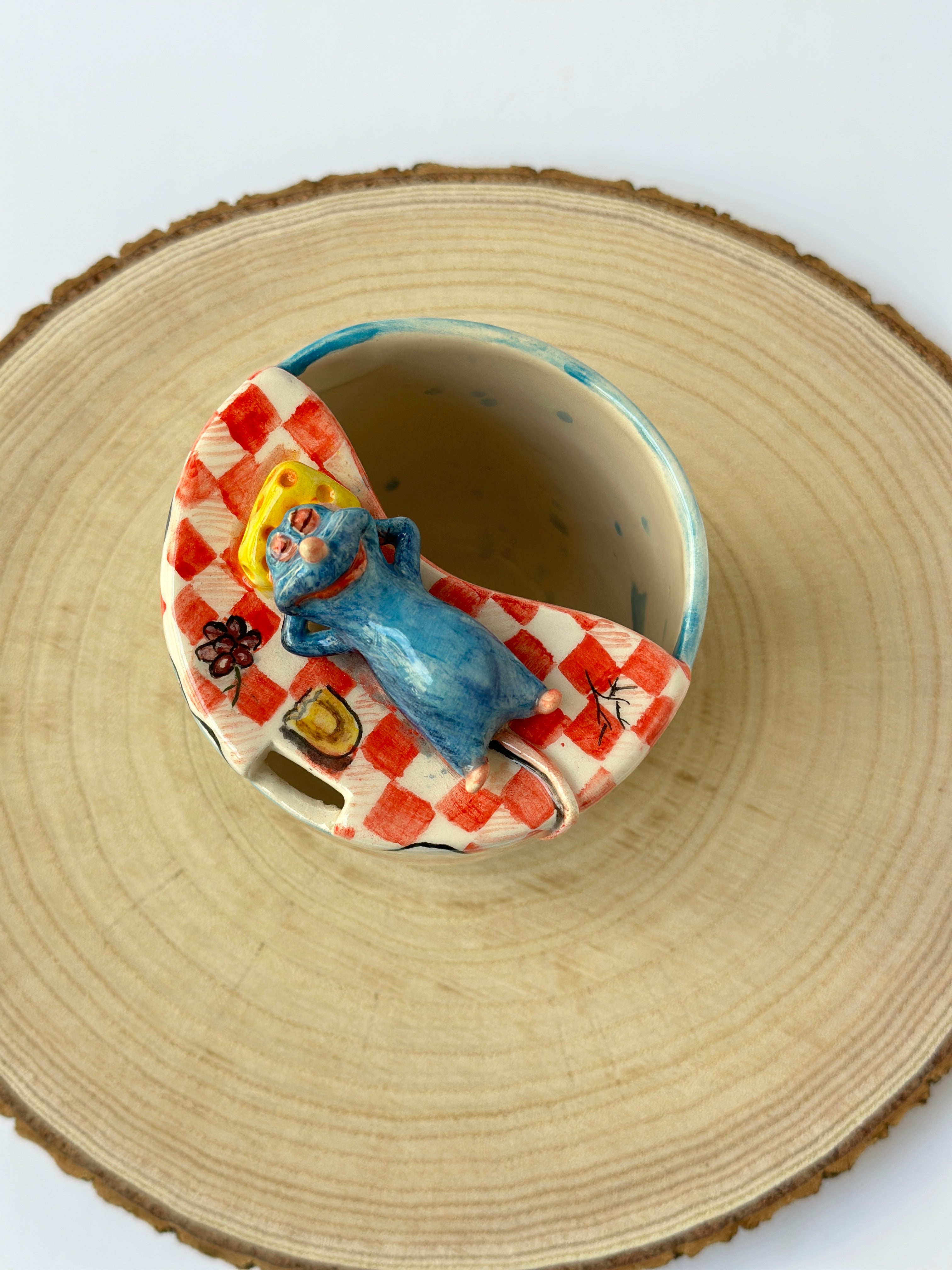 Ratatouille handmade takeaway mug