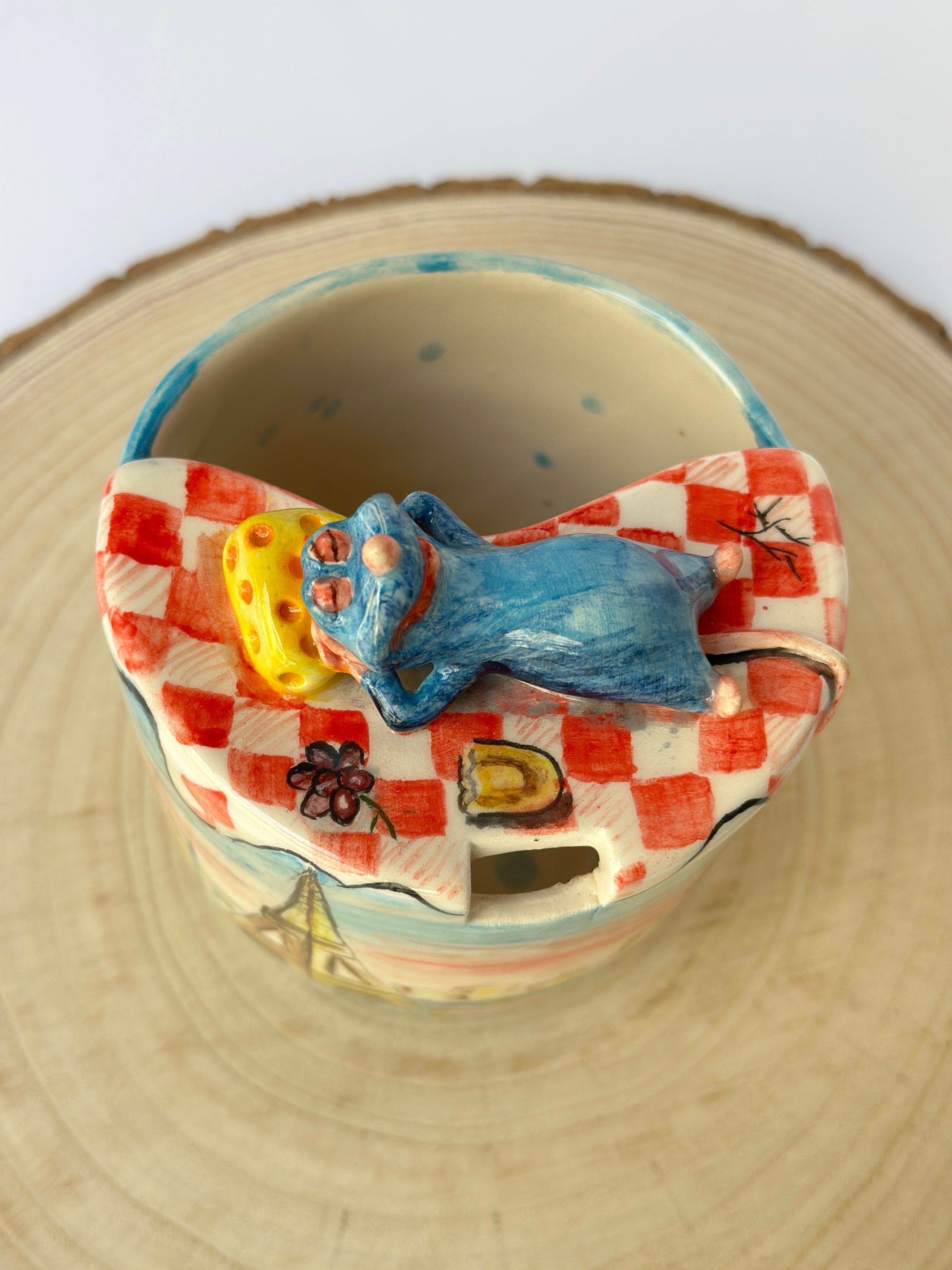 Ratatouille handmade takeaway mug