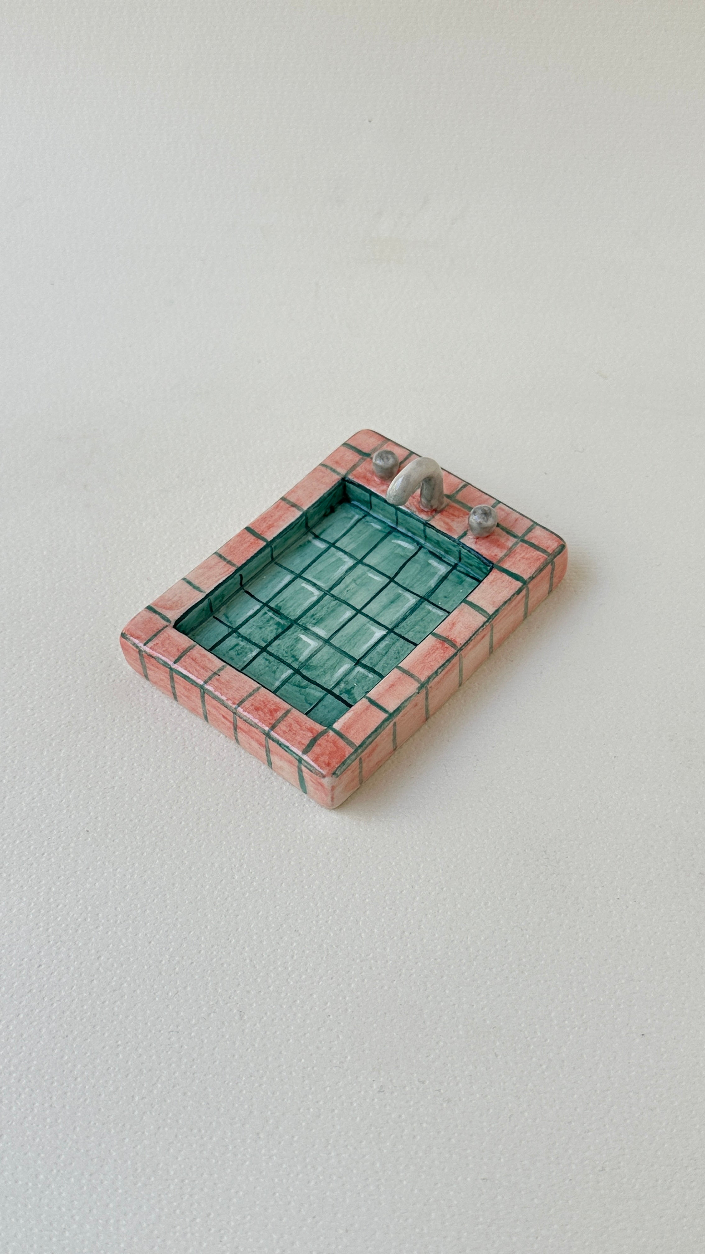 Handmade ceramic ashtray