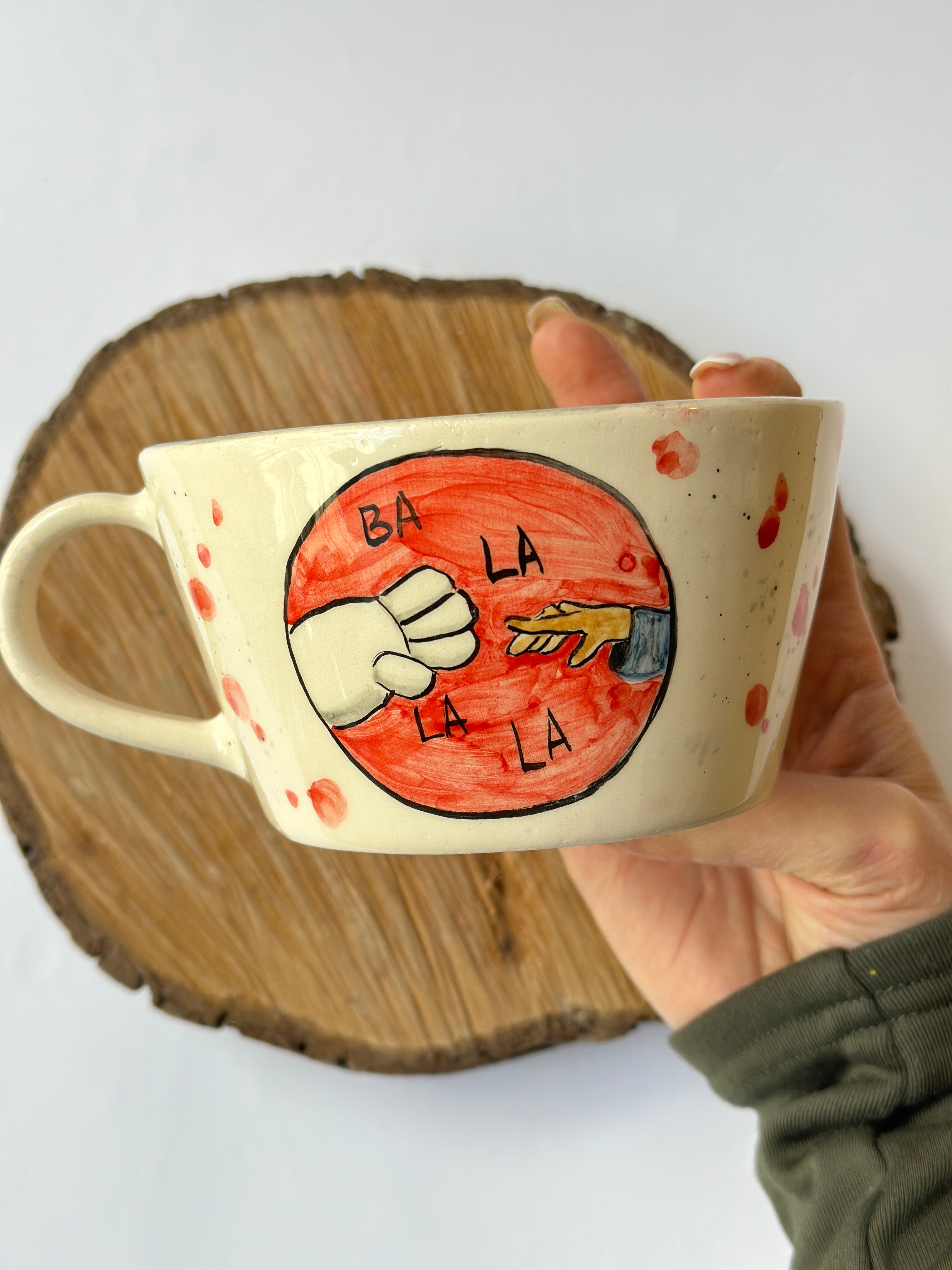 Big hero handmade mug